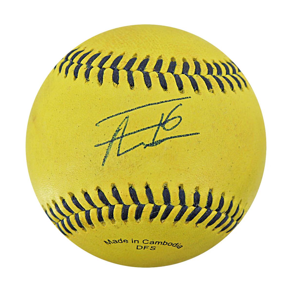 Austin Temple Autographed Game Used Banana Ball 8.1.25 Camden Yards