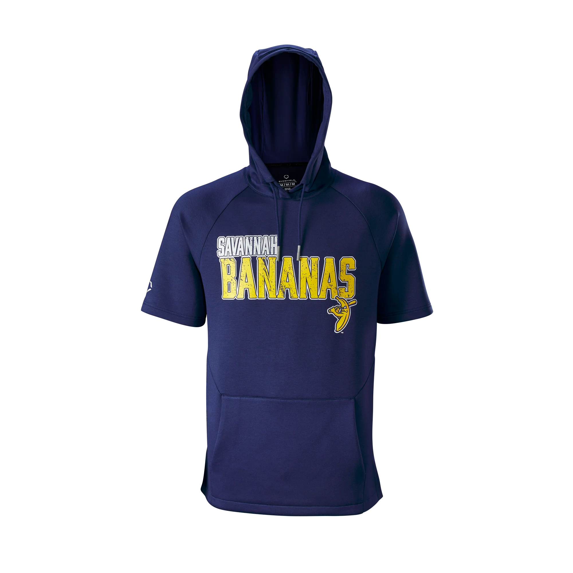 Bananas EvoShield Short Sleeve Hoodie - Navy - Image 3