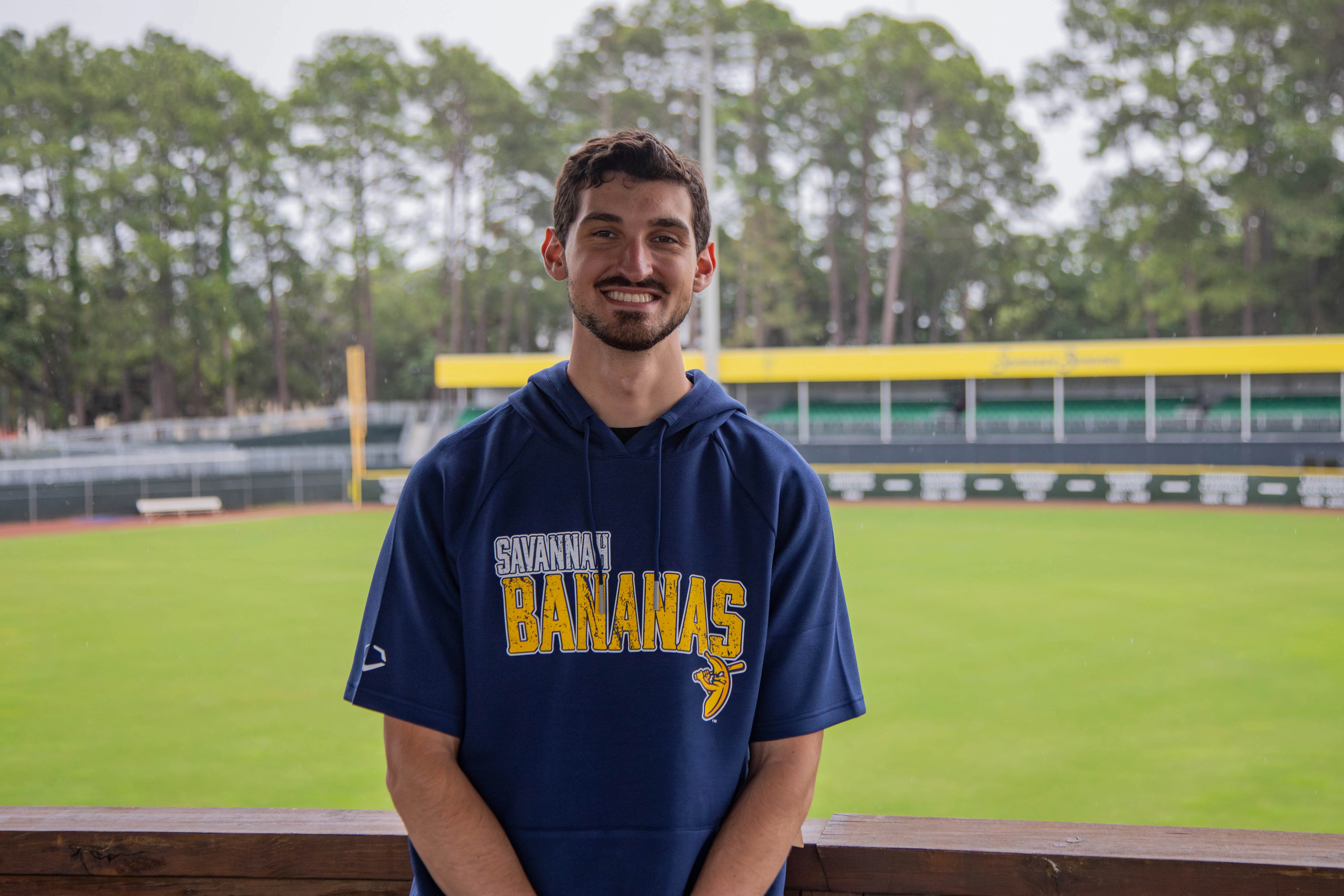 Bananas EvoShield Short Sleeve Hoodie - Navy - Image 4