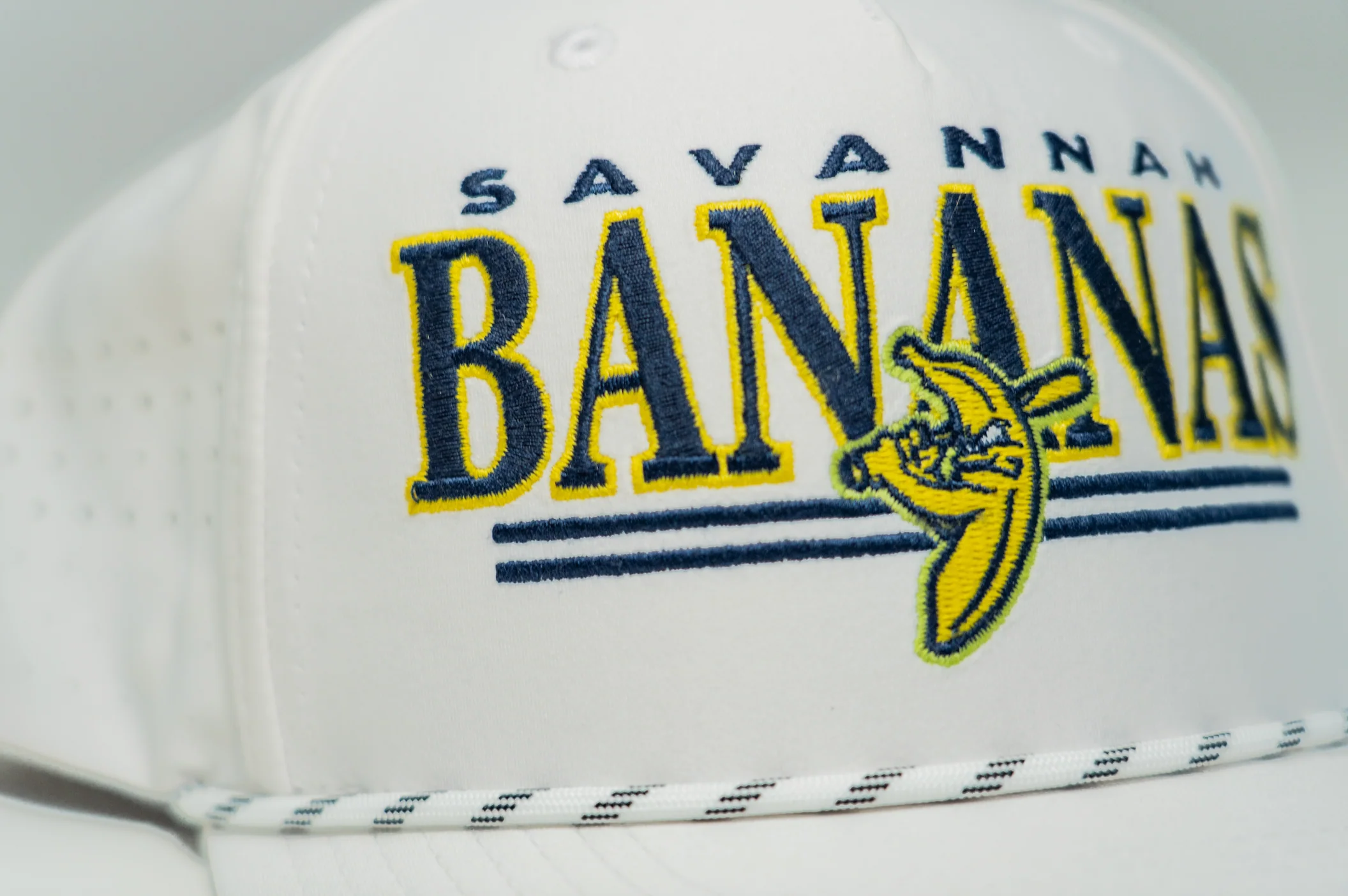 Bananas Zephyr Birdie Adjustable Rope Hat - White - Image 4