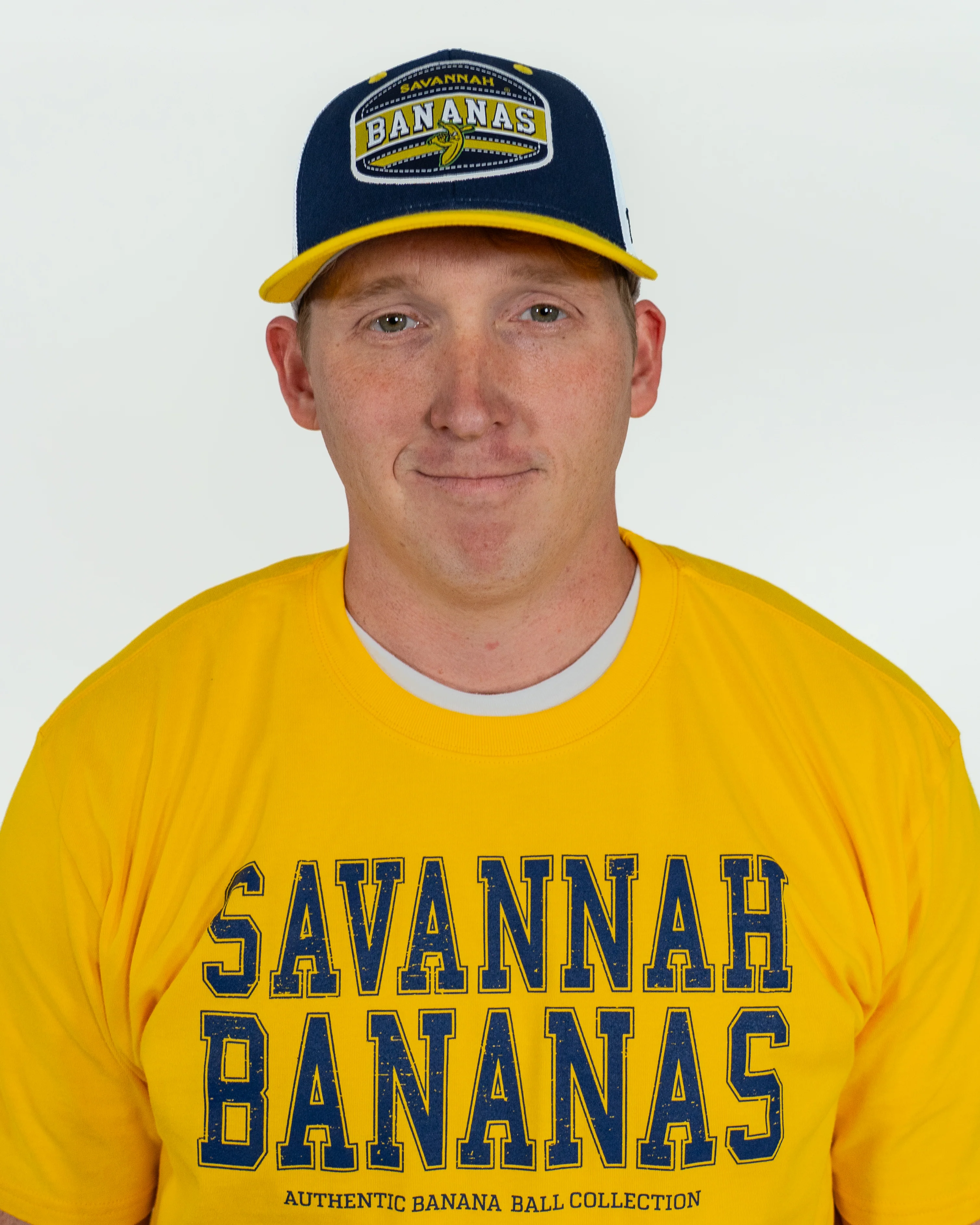 Bananas Zephyr Dakota Patch Adjustable Hat - Navy/Yellow - Image 2