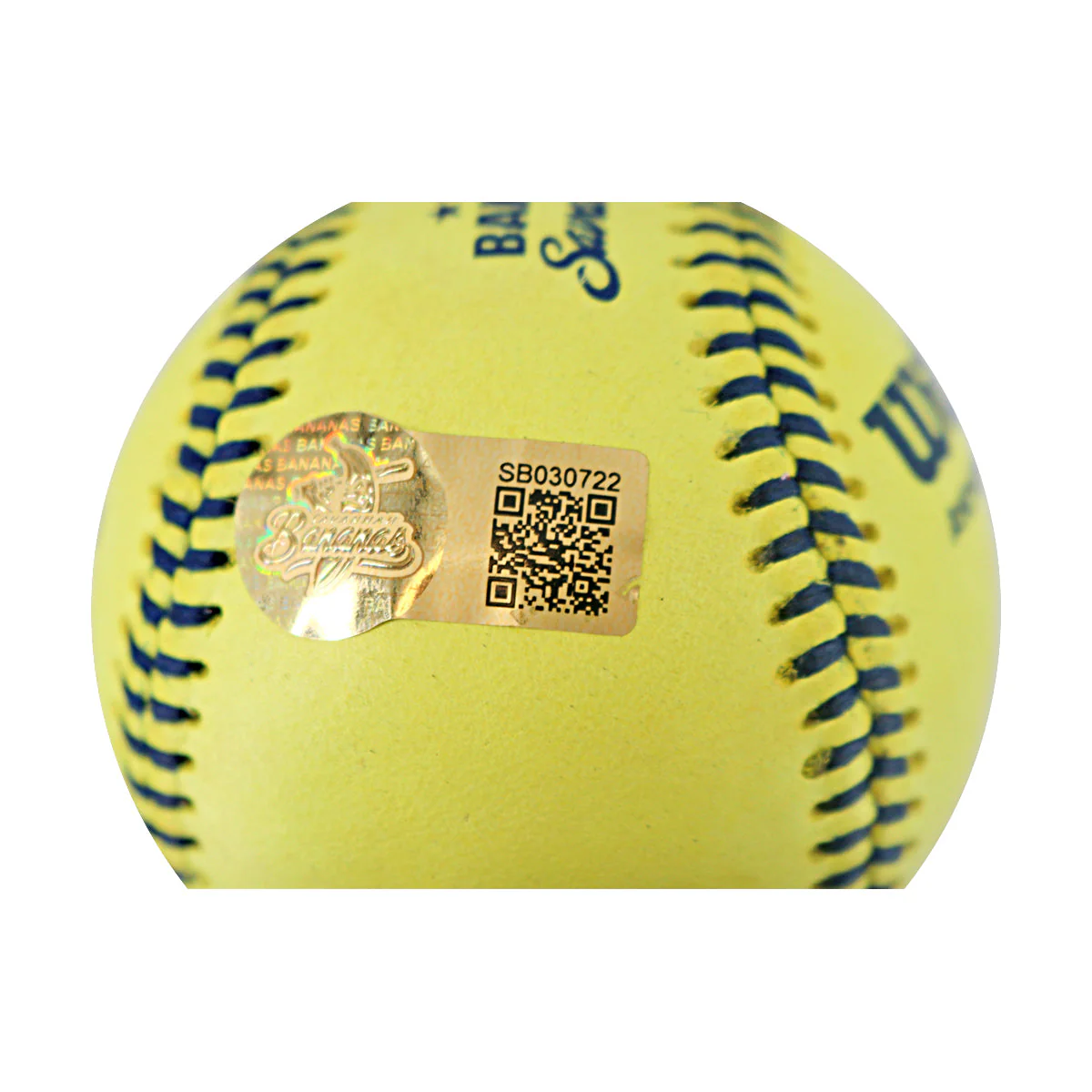 Bowen Horton Bananas Autographed Inscribed Game Used Official Banana Ball 8.29.25 PNC Park - Image 7