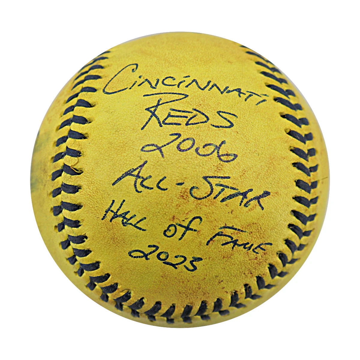 Bronson Arroyo Signed Inscribed GU Banana Ball 6.13.25 Great American Ball Park  - Image 2
