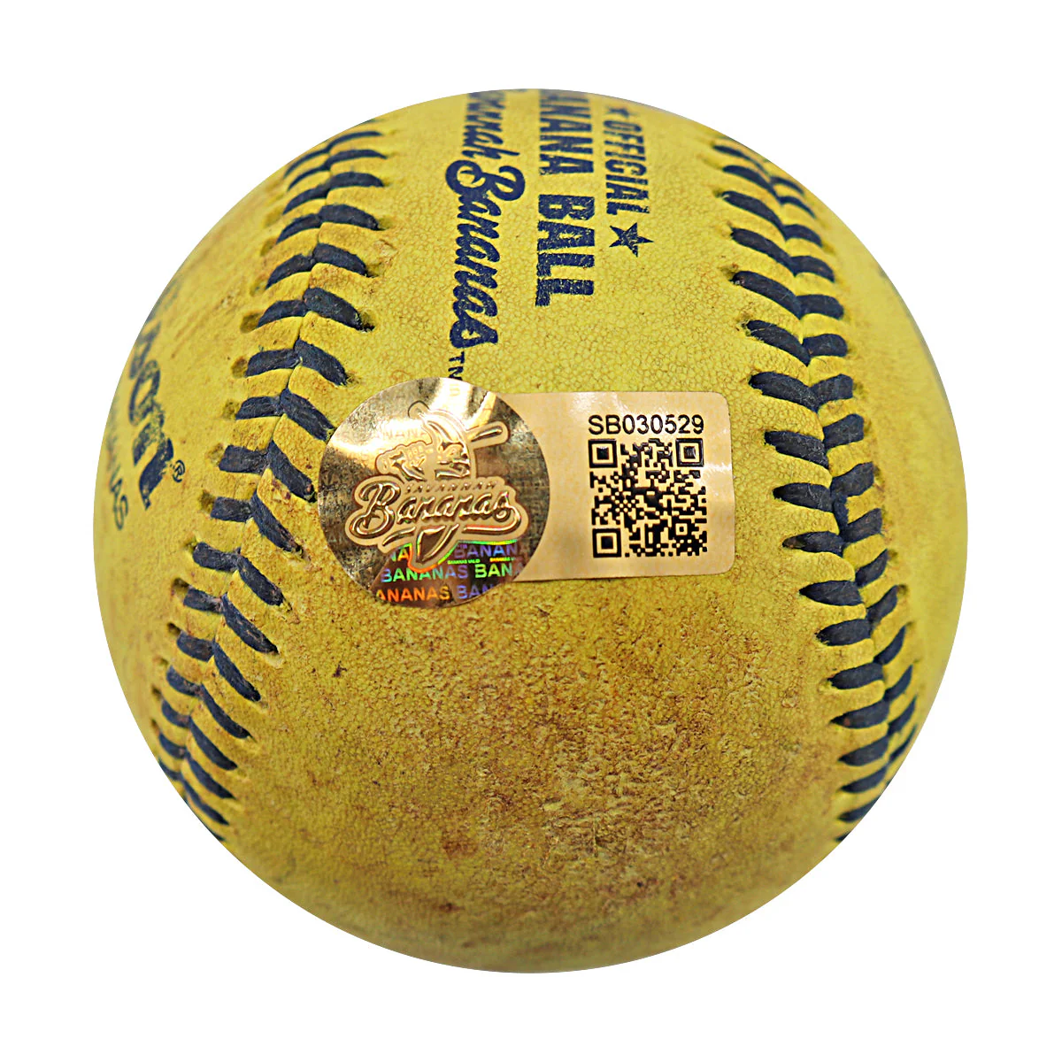 Bronson Arroyo Signed Inscribed GU Banana Ball 6.13.25 Great American Ball Park  - Image 6