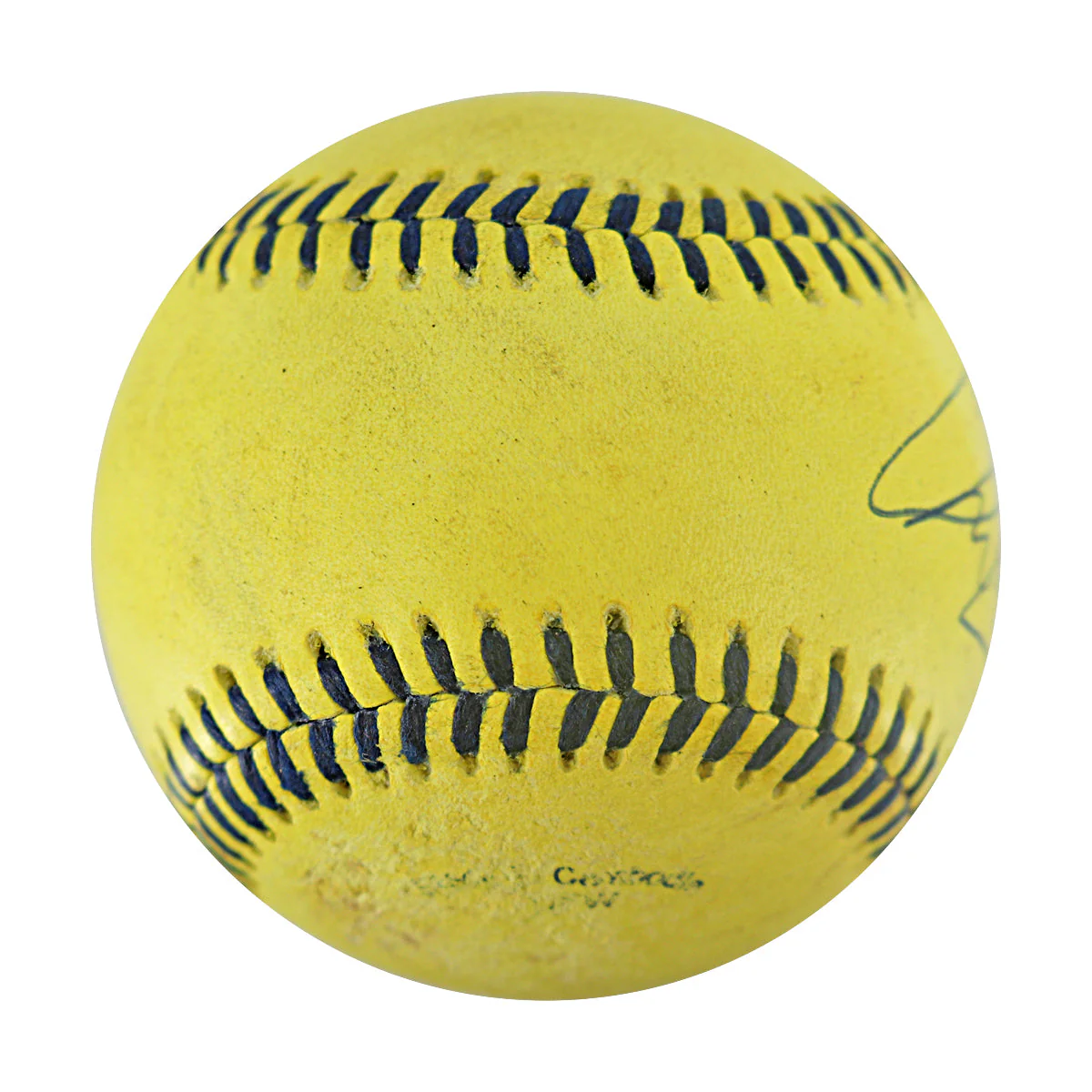 Chris Lane Bananas Autographed Official Banana Ball 8.10.25 Coors Field  - Image 2