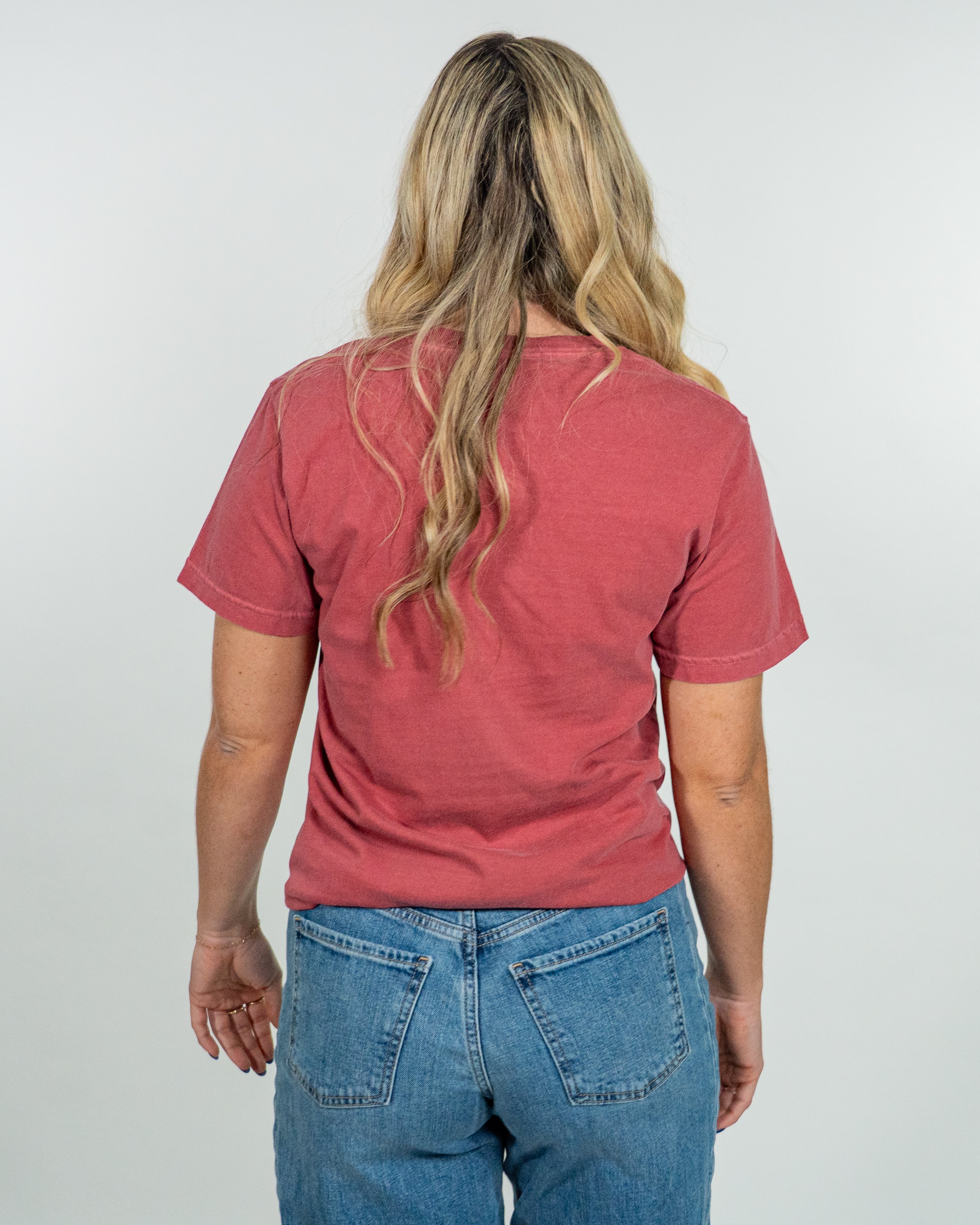Clowns Comfort Colors Alternate Logo Tee - Red - Image 4