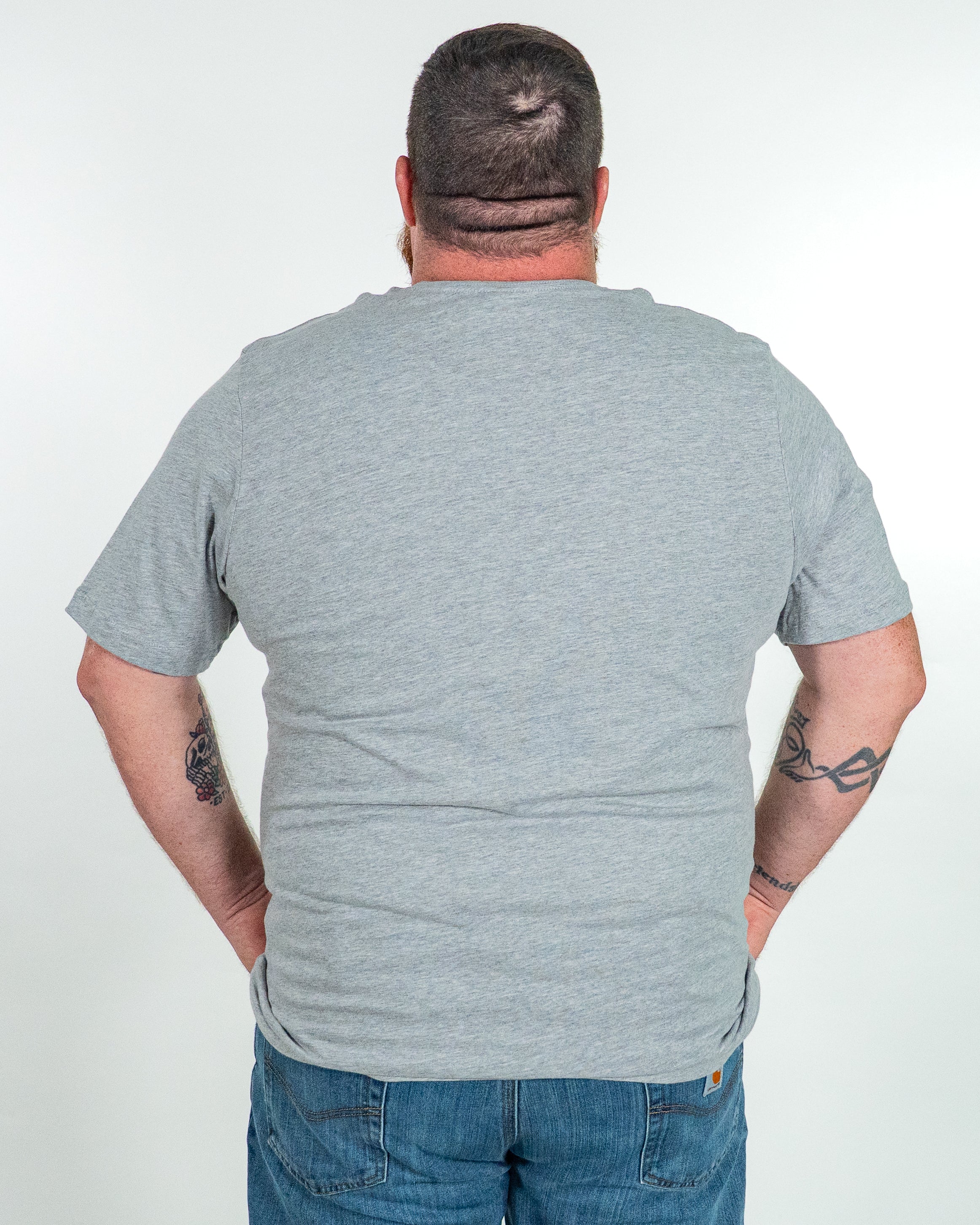 Clowns Primary Logo Tee - Gray Heather - Image 4