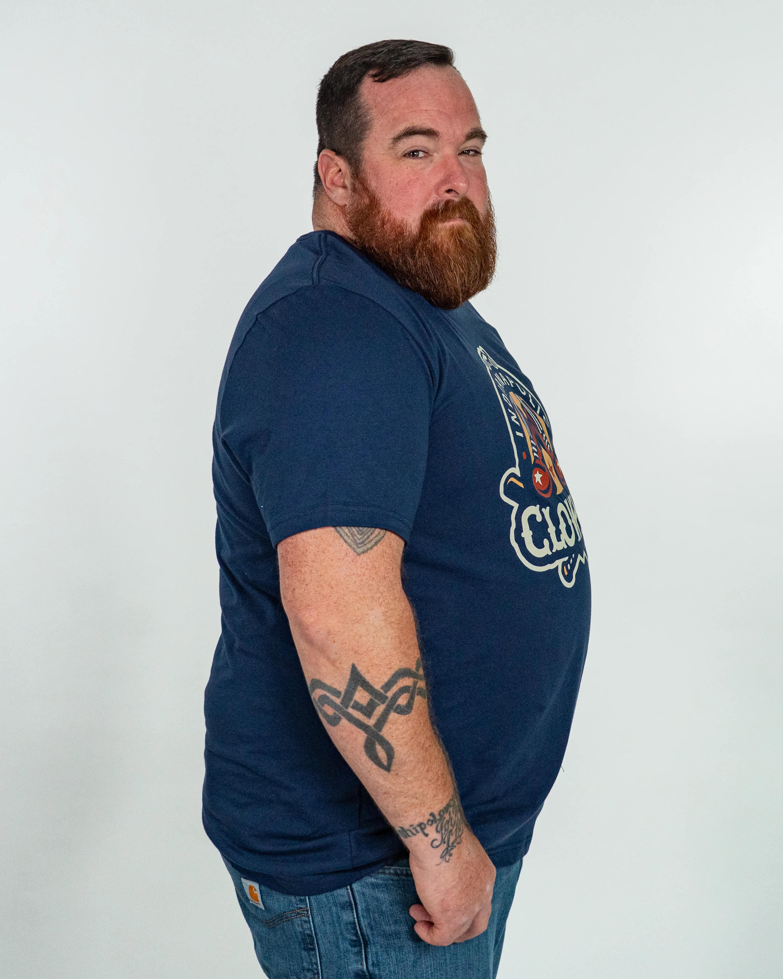 Clowns Primary Logo Tee - Navy - Image 3