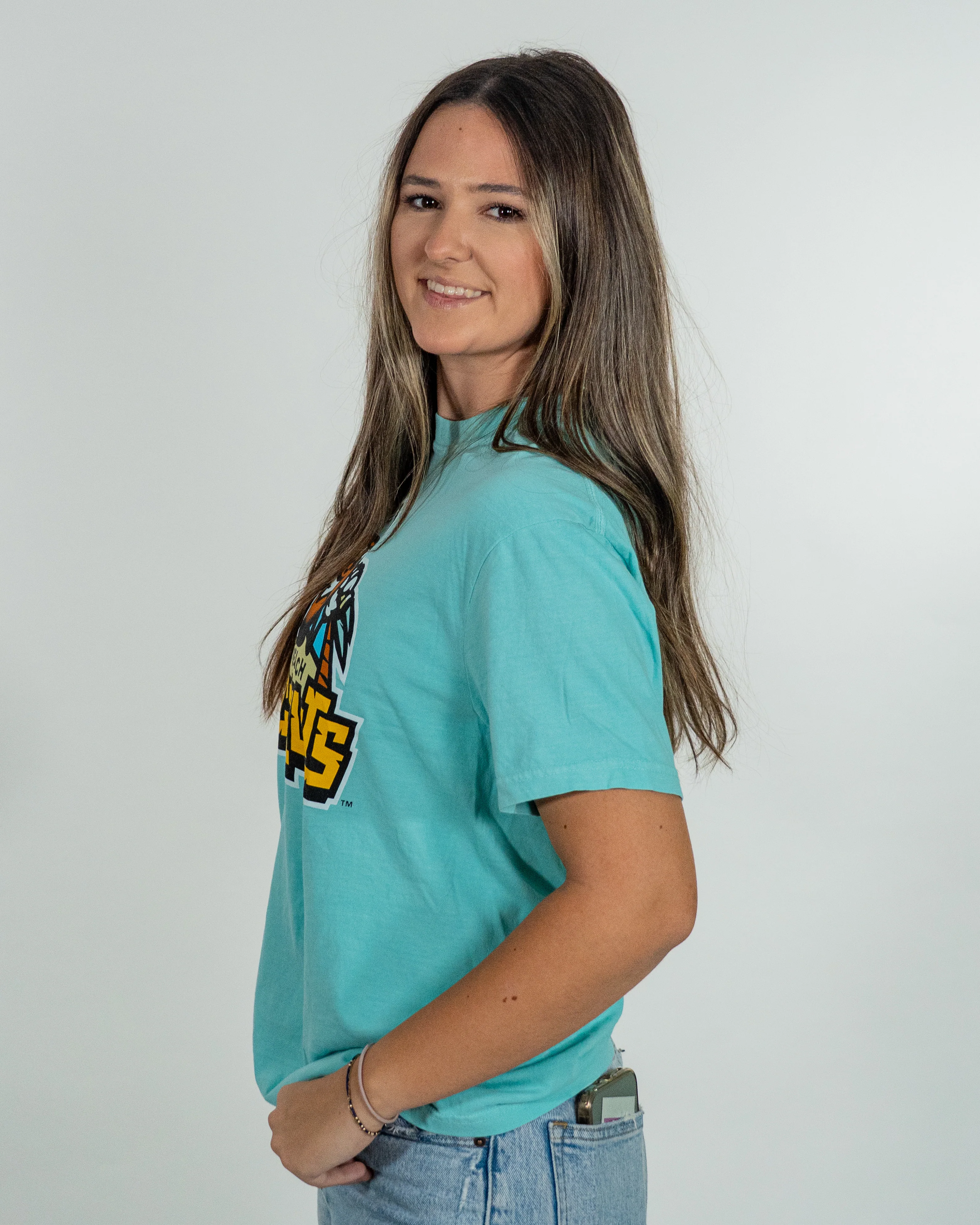 Coconuts Comfort Colors Primary Logo Tee - Mint - Image 3