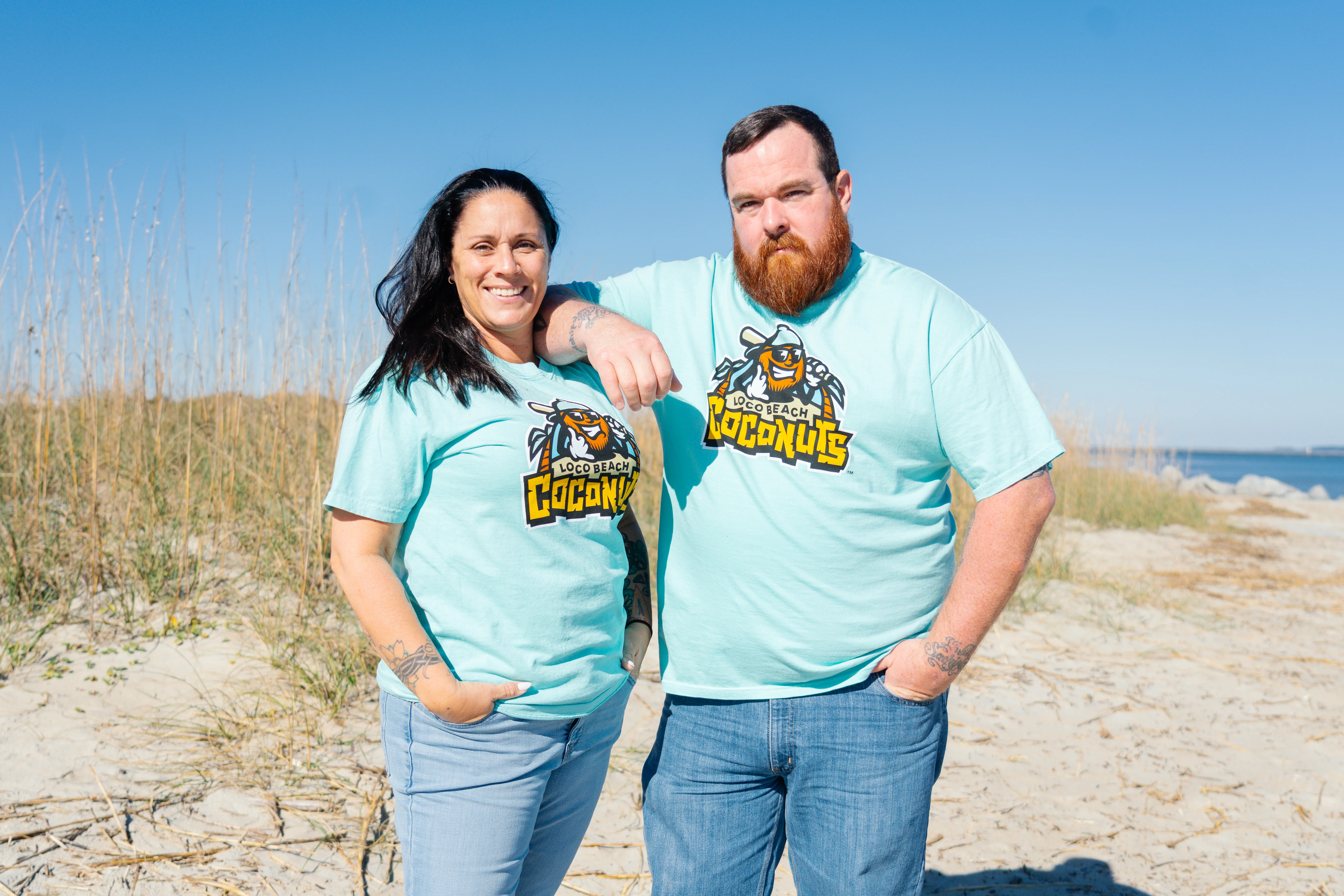Coconuts Comfort Colors Primary Logo Tee - Mint - Image 6
