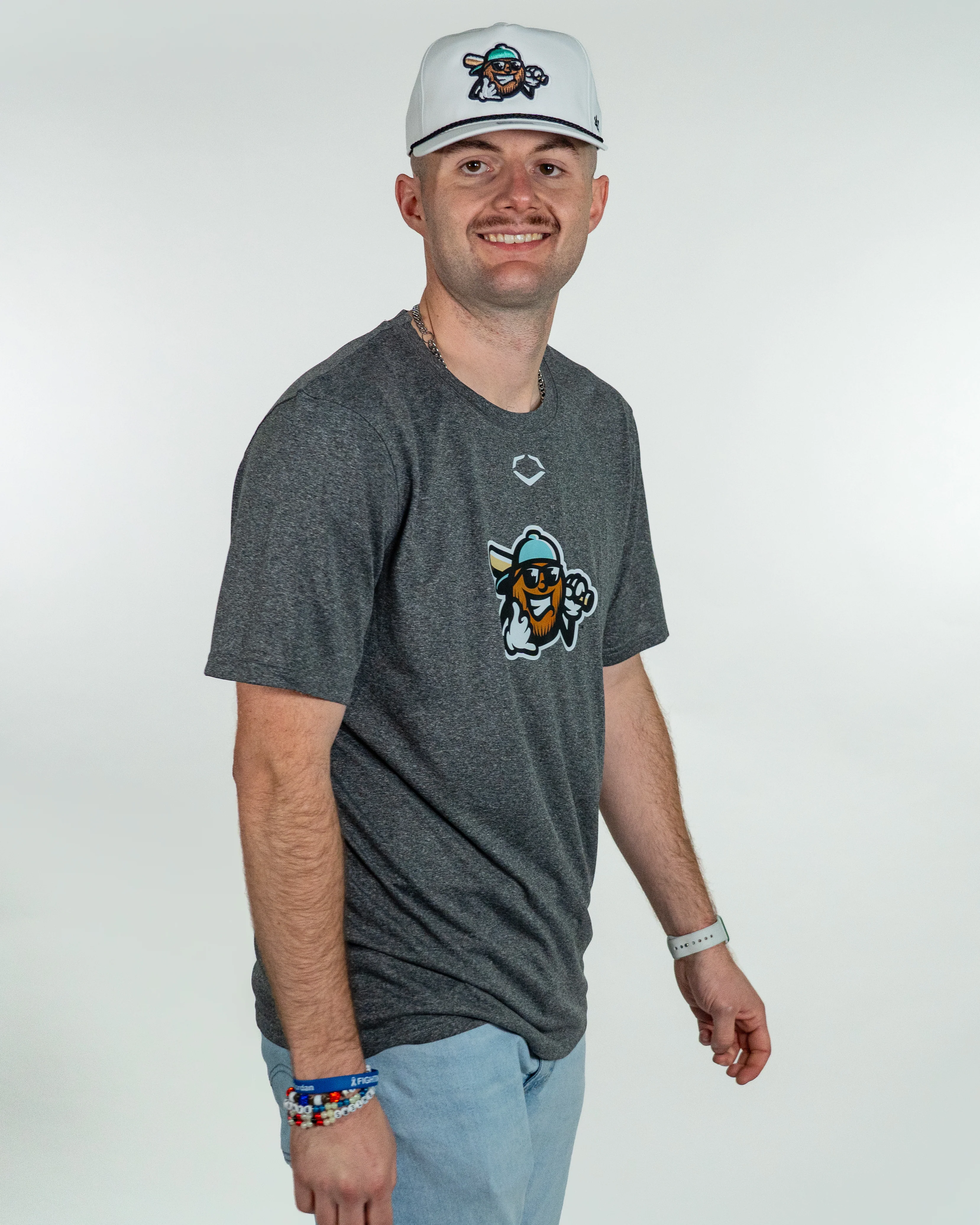 Coconuts EvoShield Secondary Logo Tech Tee - Charcoal - Image 3