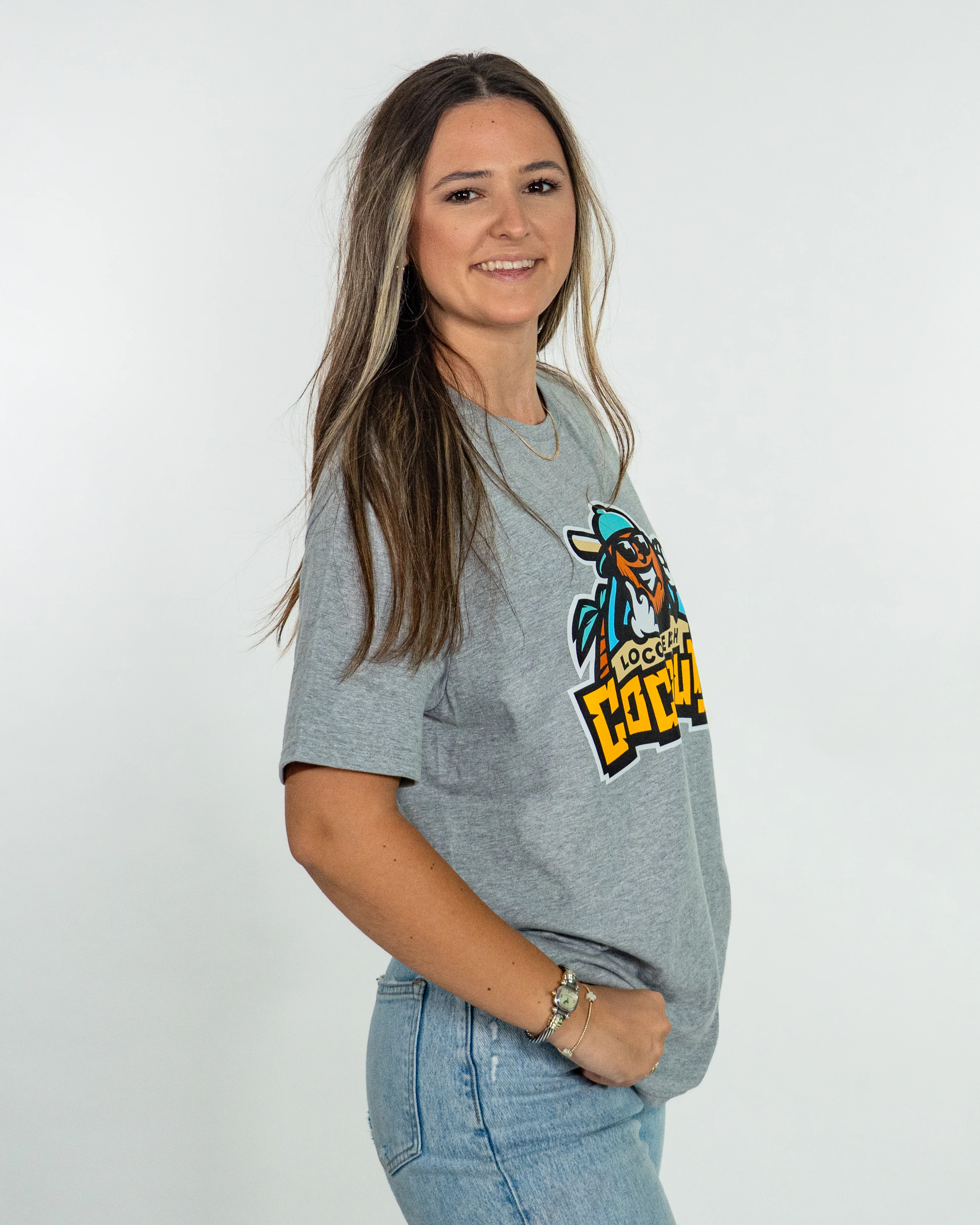 Coconuts Primary Logo Tee - Gray Heather - Image 5