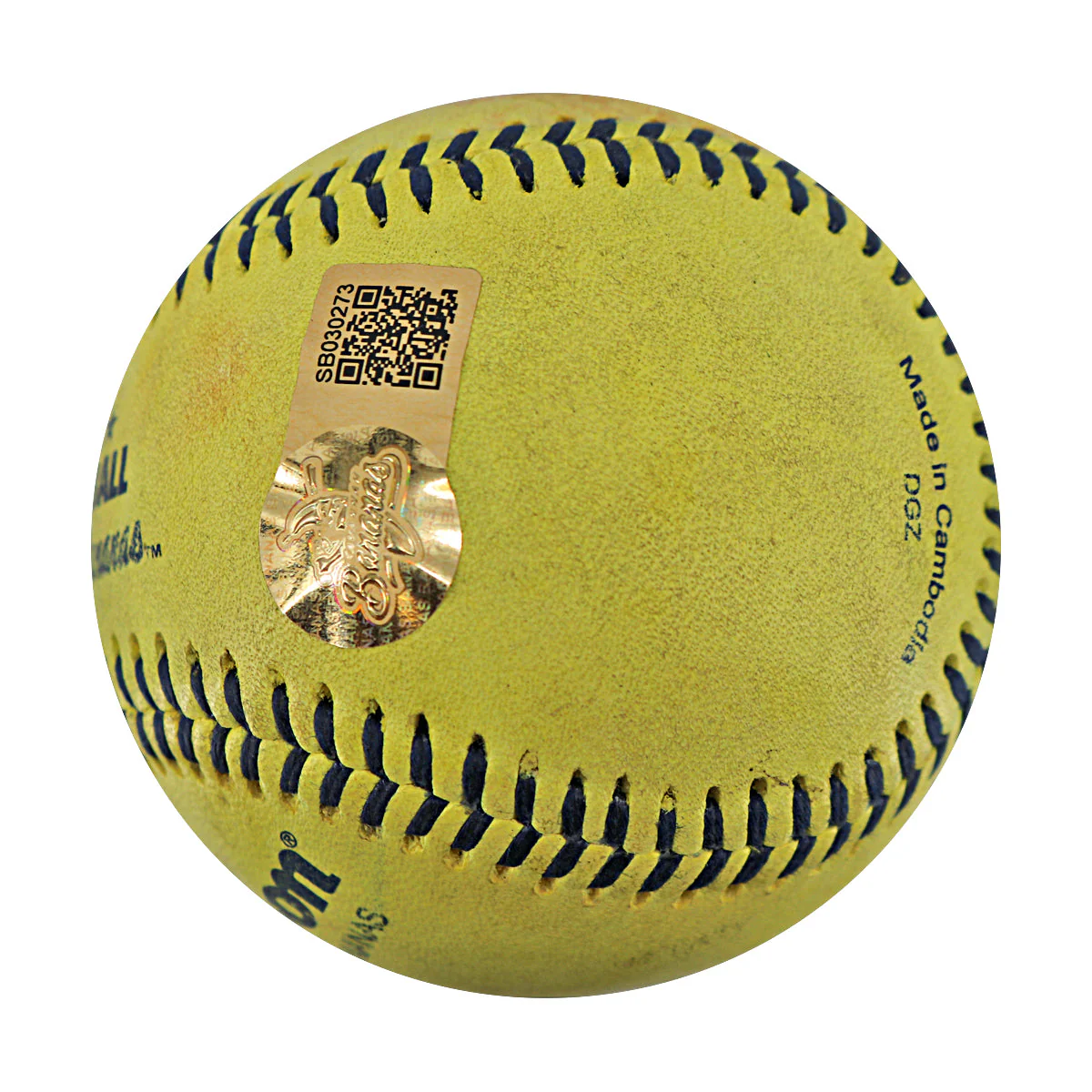 Correlle Prime Autographed Game Used Banana Ball w/Case 5.23.25 Kauffman Stadium - Image 7