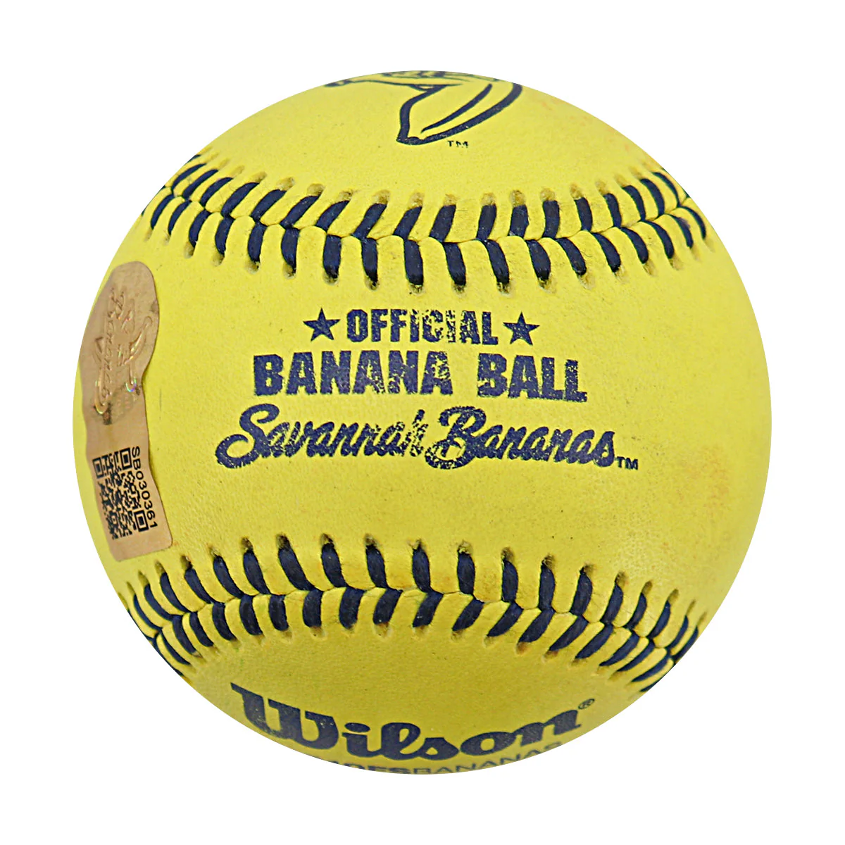 Correlle Prime Autographed Game Used Banana Ball w/Case 7.5.25 Fenway Park - Image 3