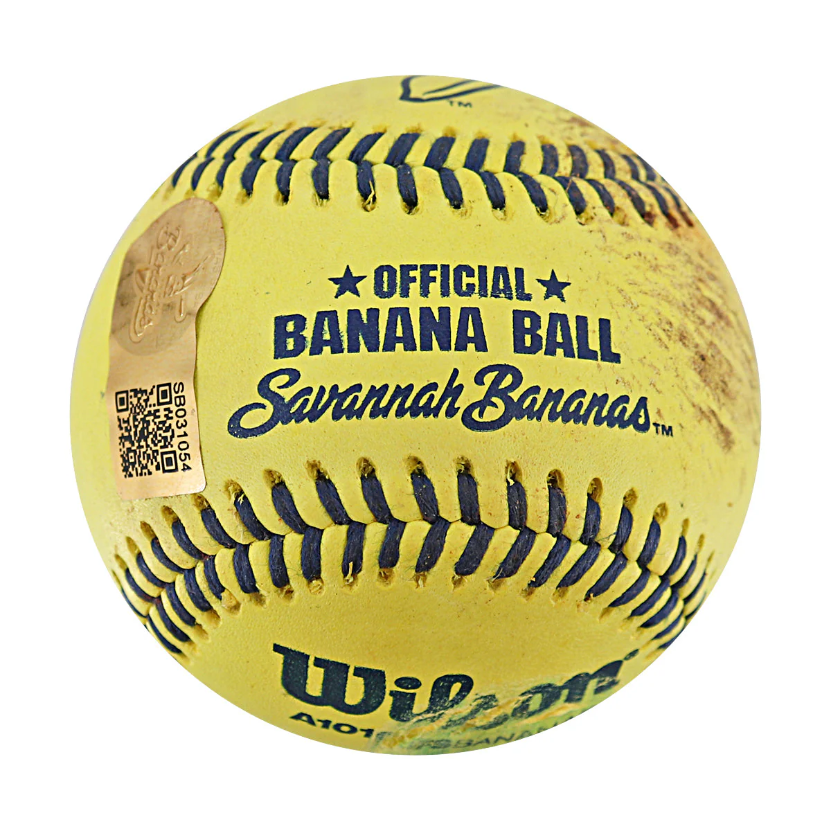 Dakota Stilts Albritton Bananas Autographed Game Used Official Banana Ball 9.27.25 Houston, TX - Image 2