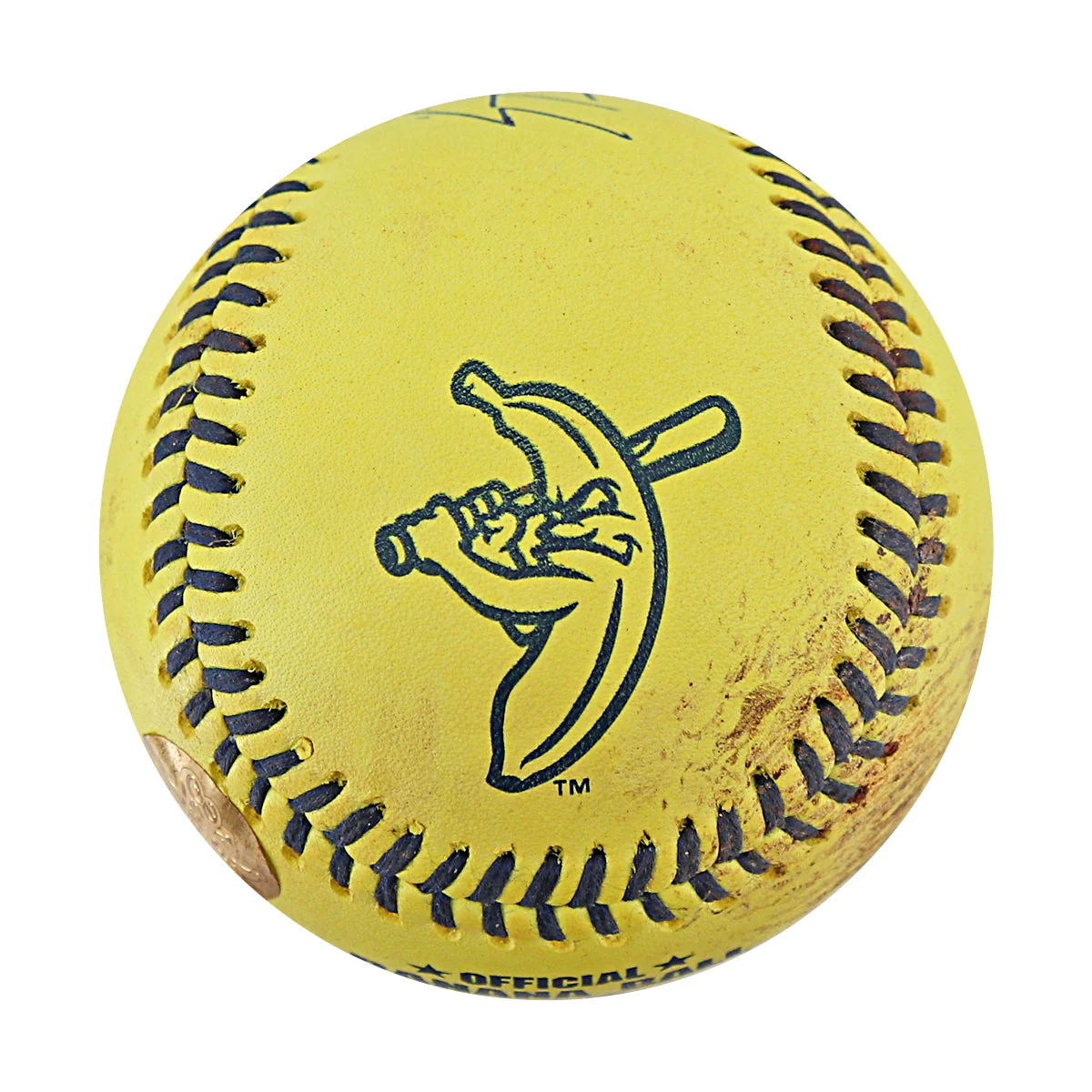 Dakota Stilts Albritton Bananas Autographed Game Used Official Banana Ball 9.27.25 Houston, TX - Image 4