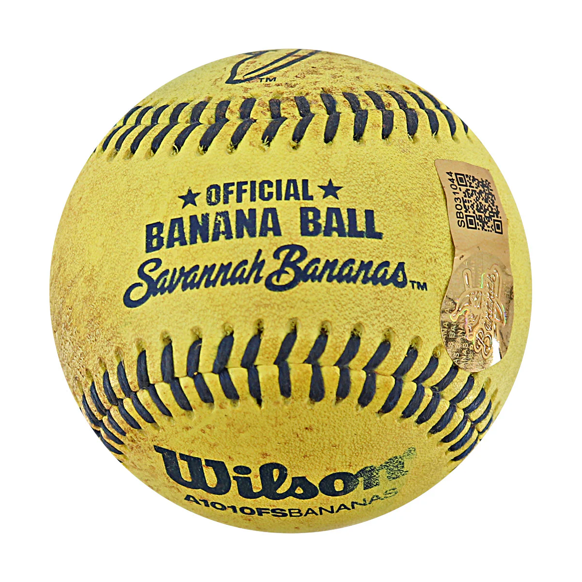 Dan Hosley Bananas Autographed Game Used Official Banana Ball 9.27.25 Houston, TX  - Image 2