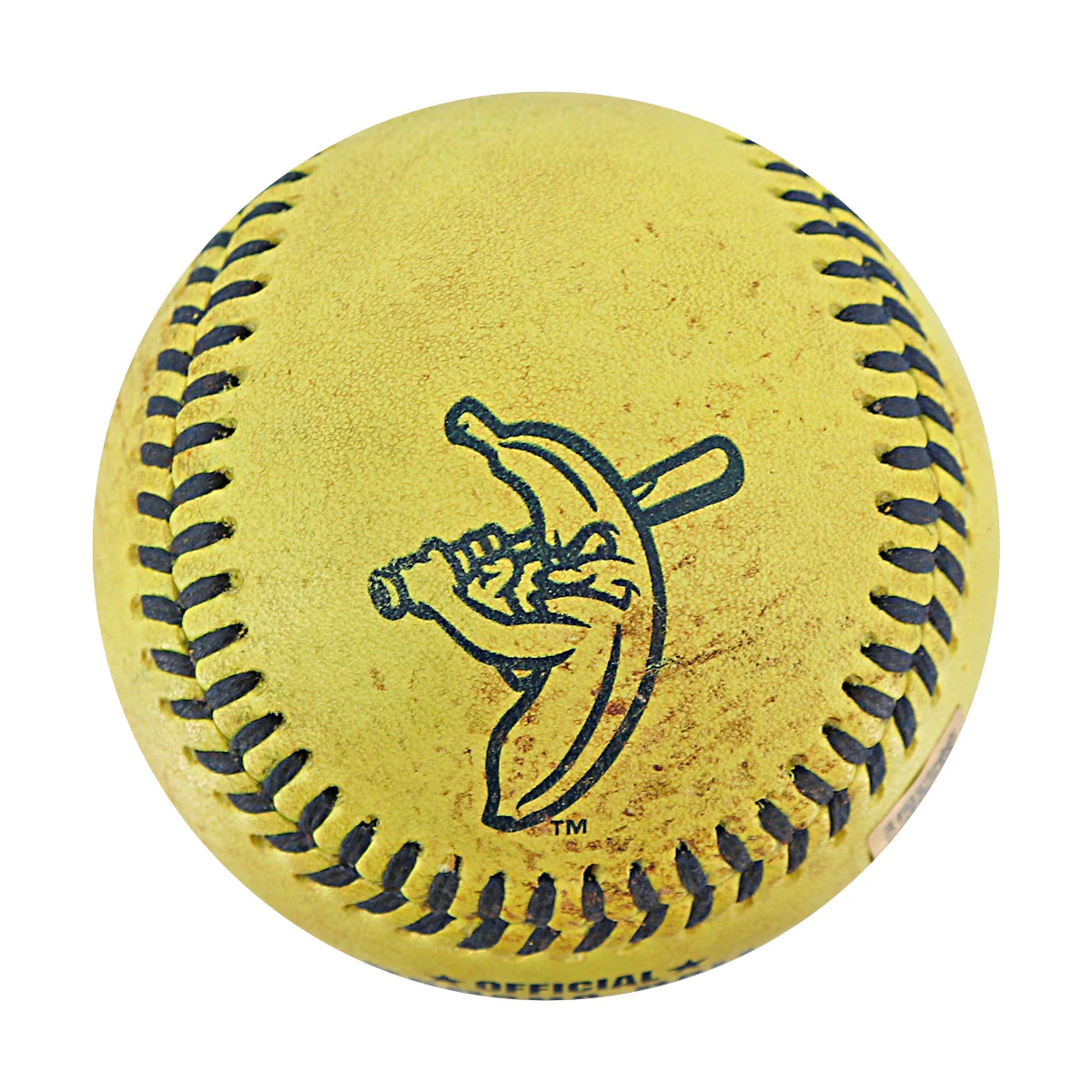 Dan Hosley Bananas Autographed Game Used Official Banana Ball 9.27.25 Houston, TX  - Image 4