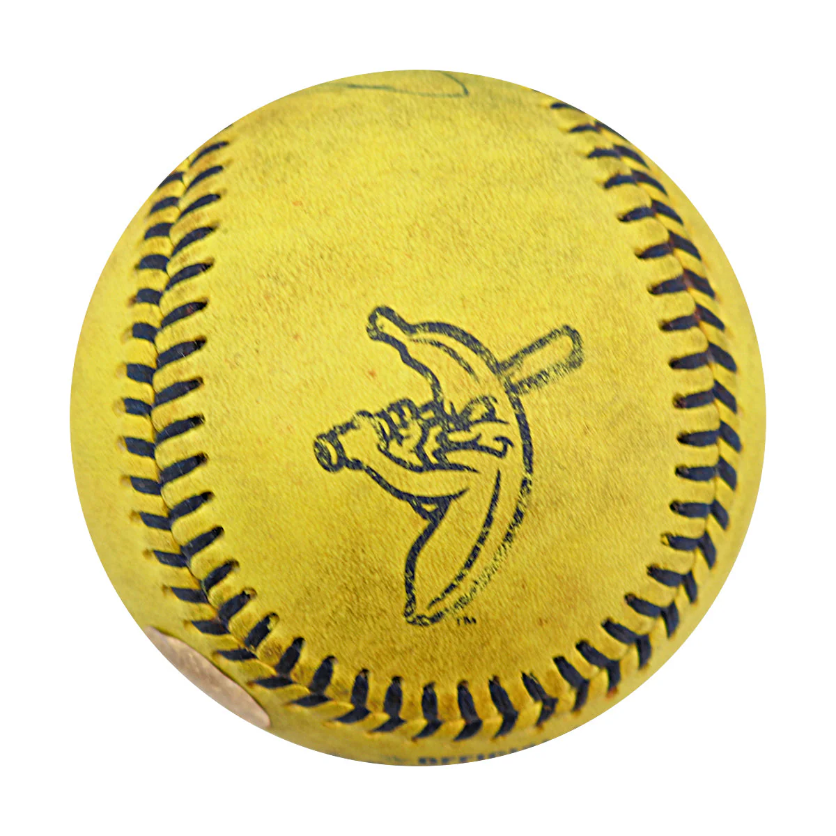 Dan Oberst Autographed Game Used Banana Ball w/Case 7.6.25 Fenway Park - Image 5