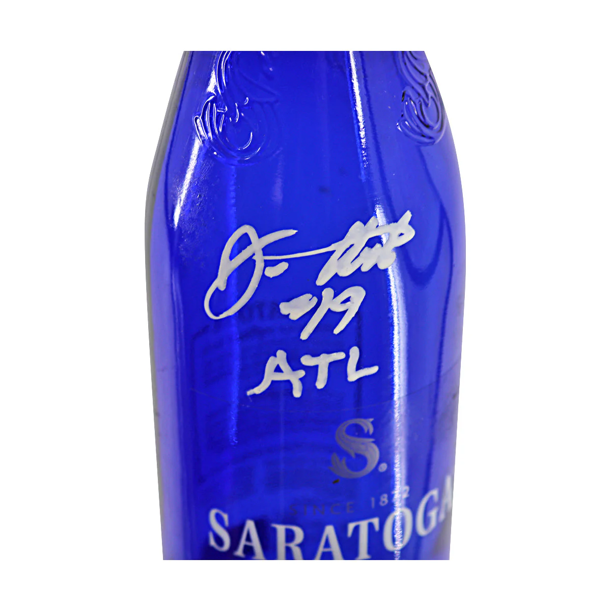 Dan Oberst Savannah Bananas Autographed Game Used Saratoga Water Bottle from 3/30/25 at Atlanta - Bottom 6th Water Skit - Image 2