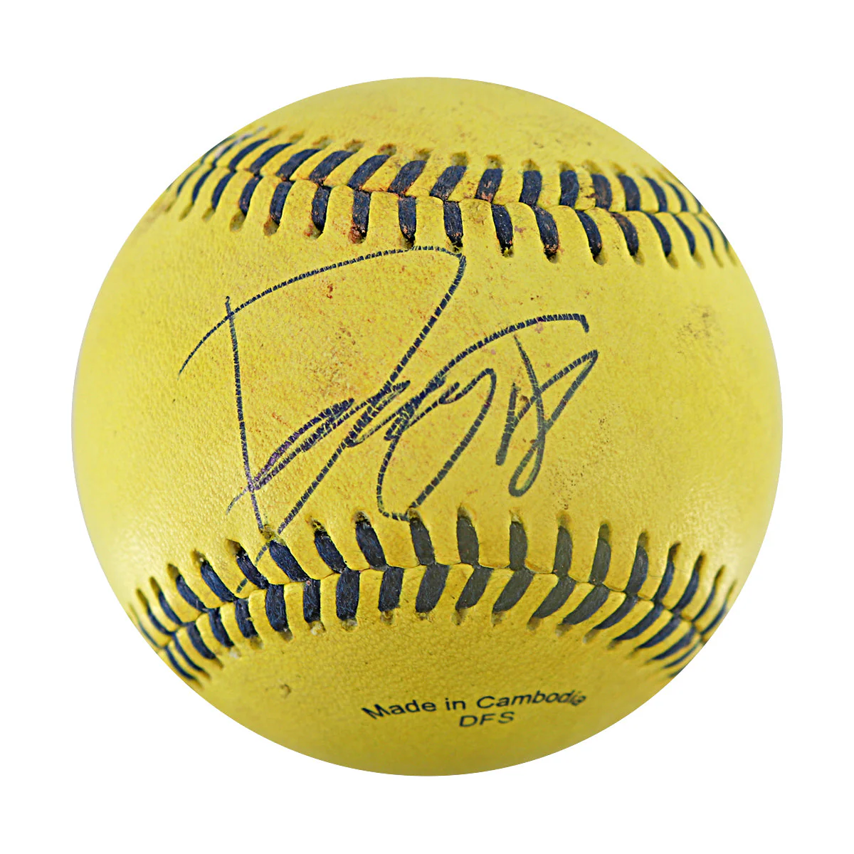 Danny Hosley Bananas Autographed Game Used Official Banana Ball 8.16.25 Game Used Guaranteed Rate Field
