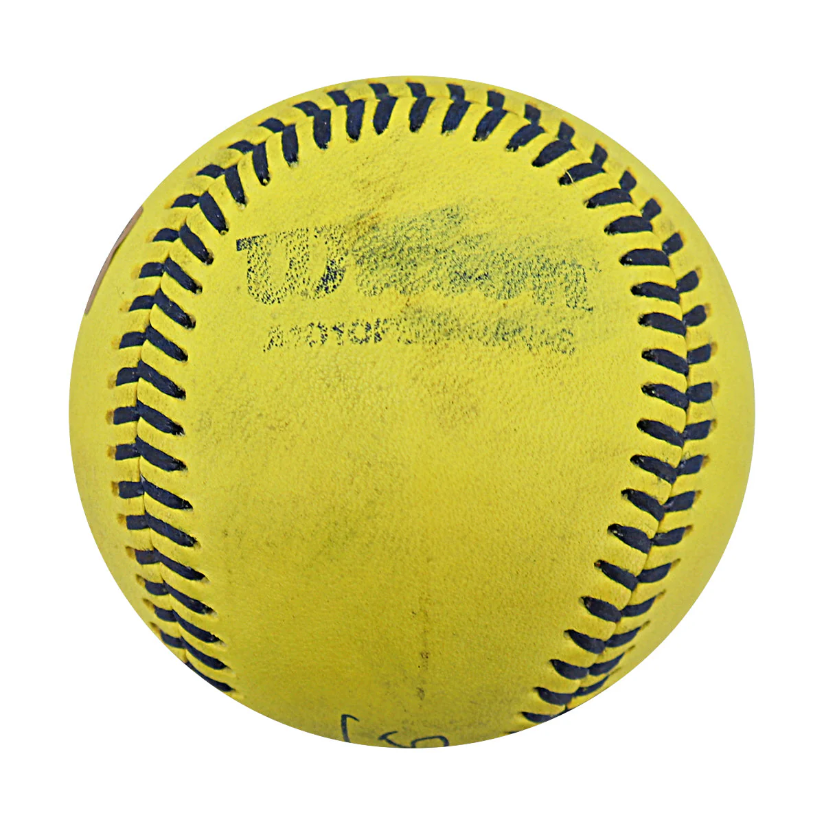 DR Meadows Autographed Game Used Banana Ball w/Case 7.5.25 Fenway Park - Image 6