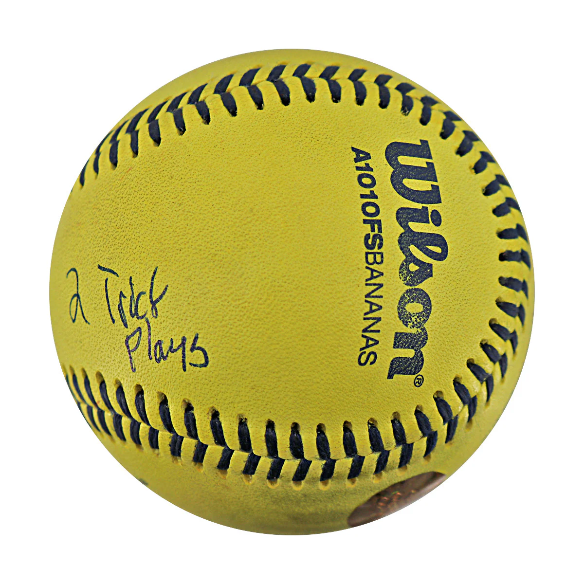 DR Meadows Signed Inscribed Game Used Banana Ball w/Case 5.24.25 Kauffman Stadium - Image 3