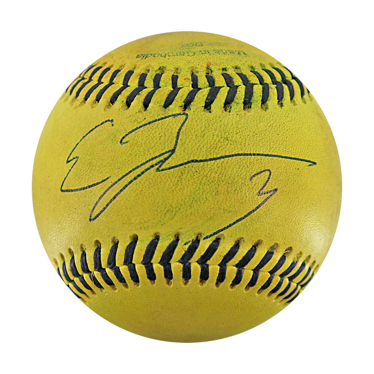 Eric Jones Autographed Game Used Banana Ball 5.30.25 Angel Stadium
