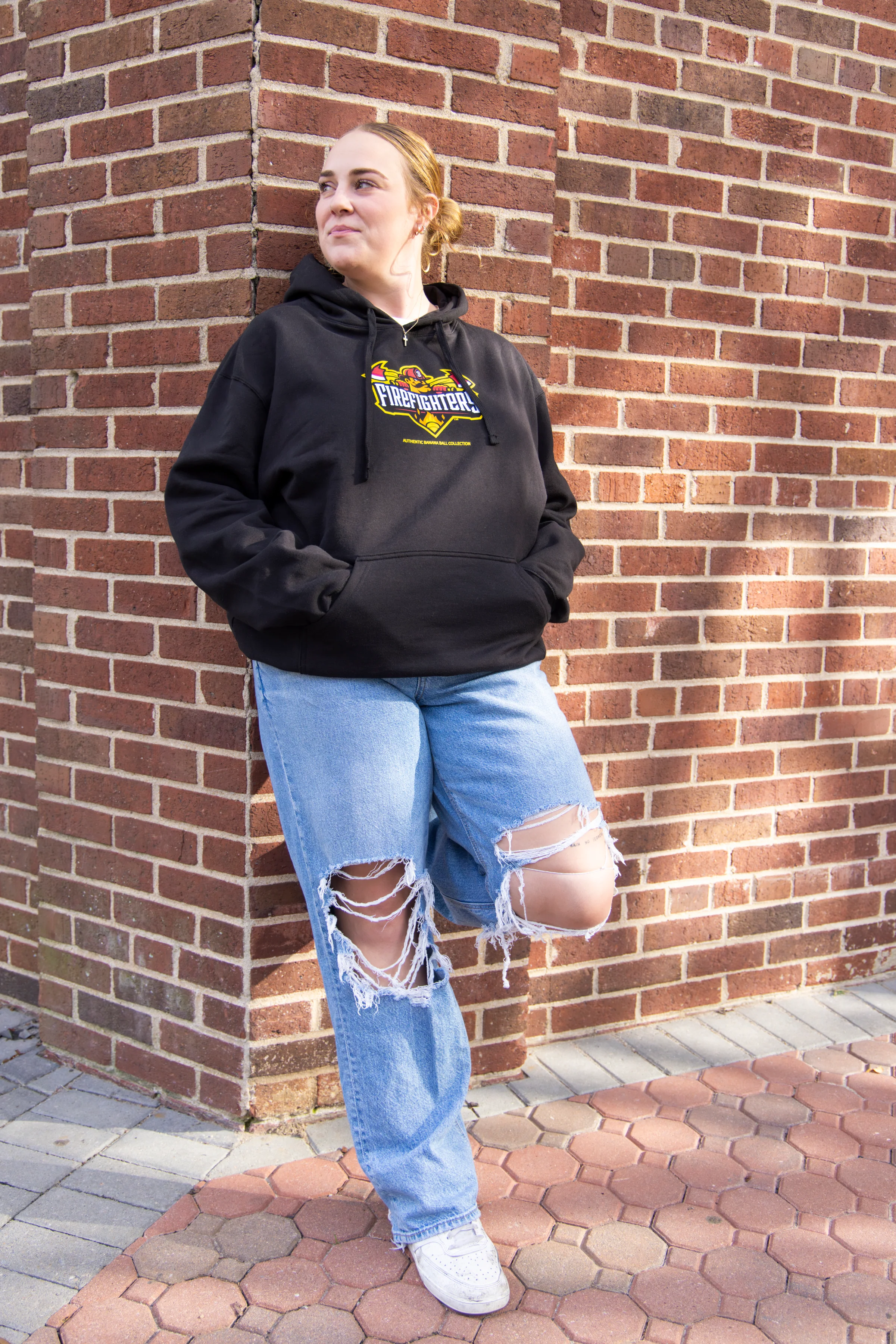 Firefighters Classic Hoodie - Black - Image 3