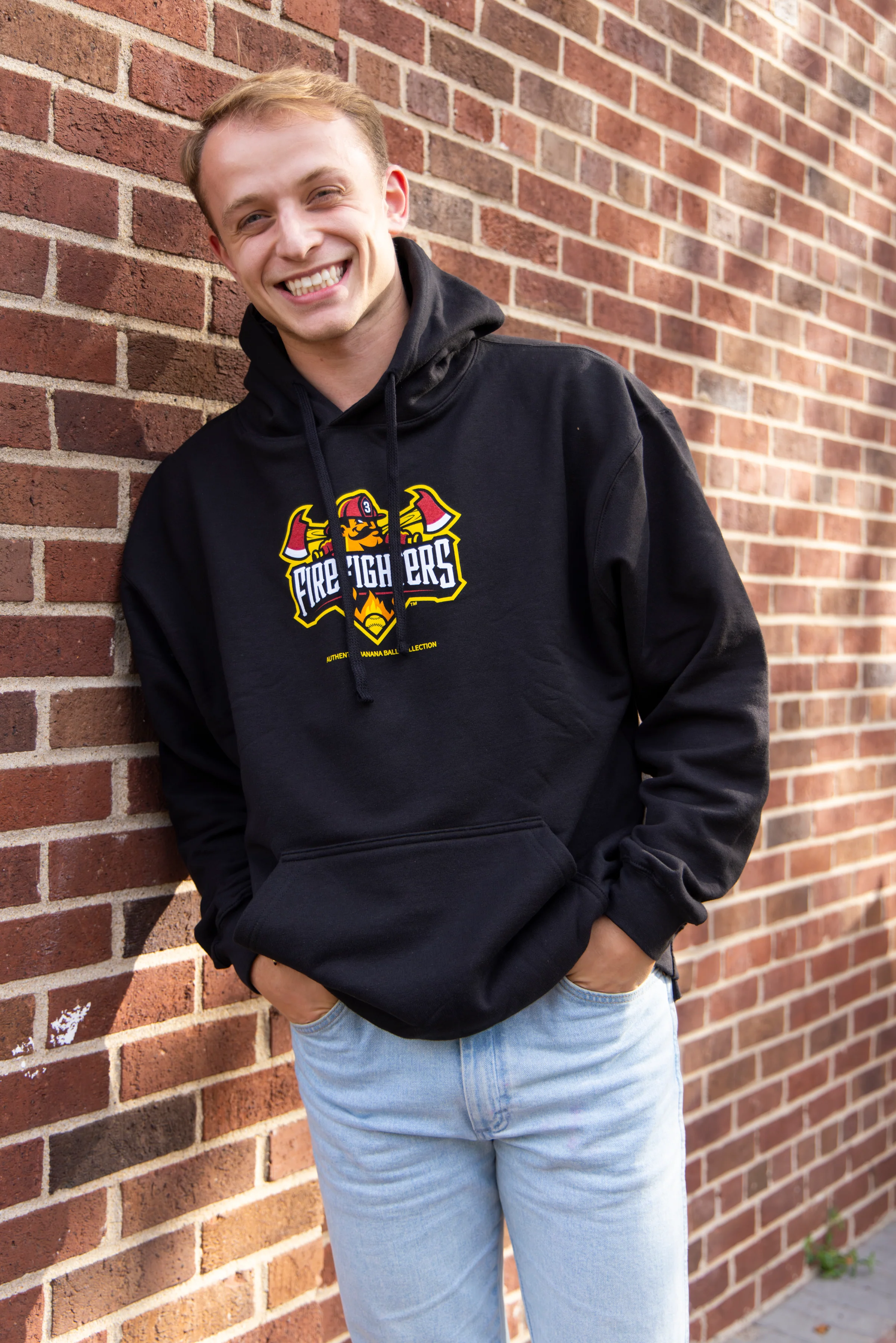 Firefighters Classic Hoodie - Black - Image 4