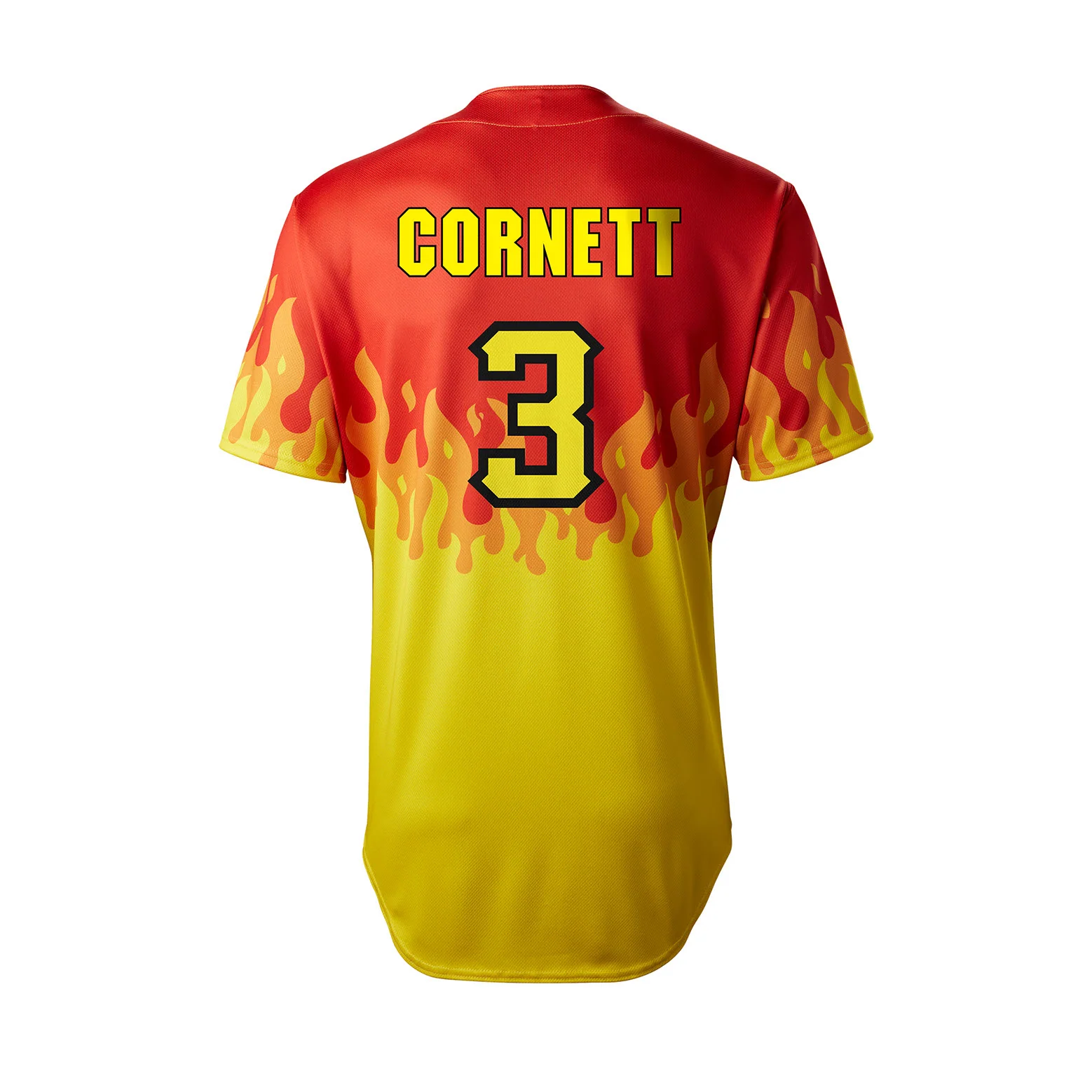 Firefighters Dalton Cornett #3 EvoShield Player Jersey - Red