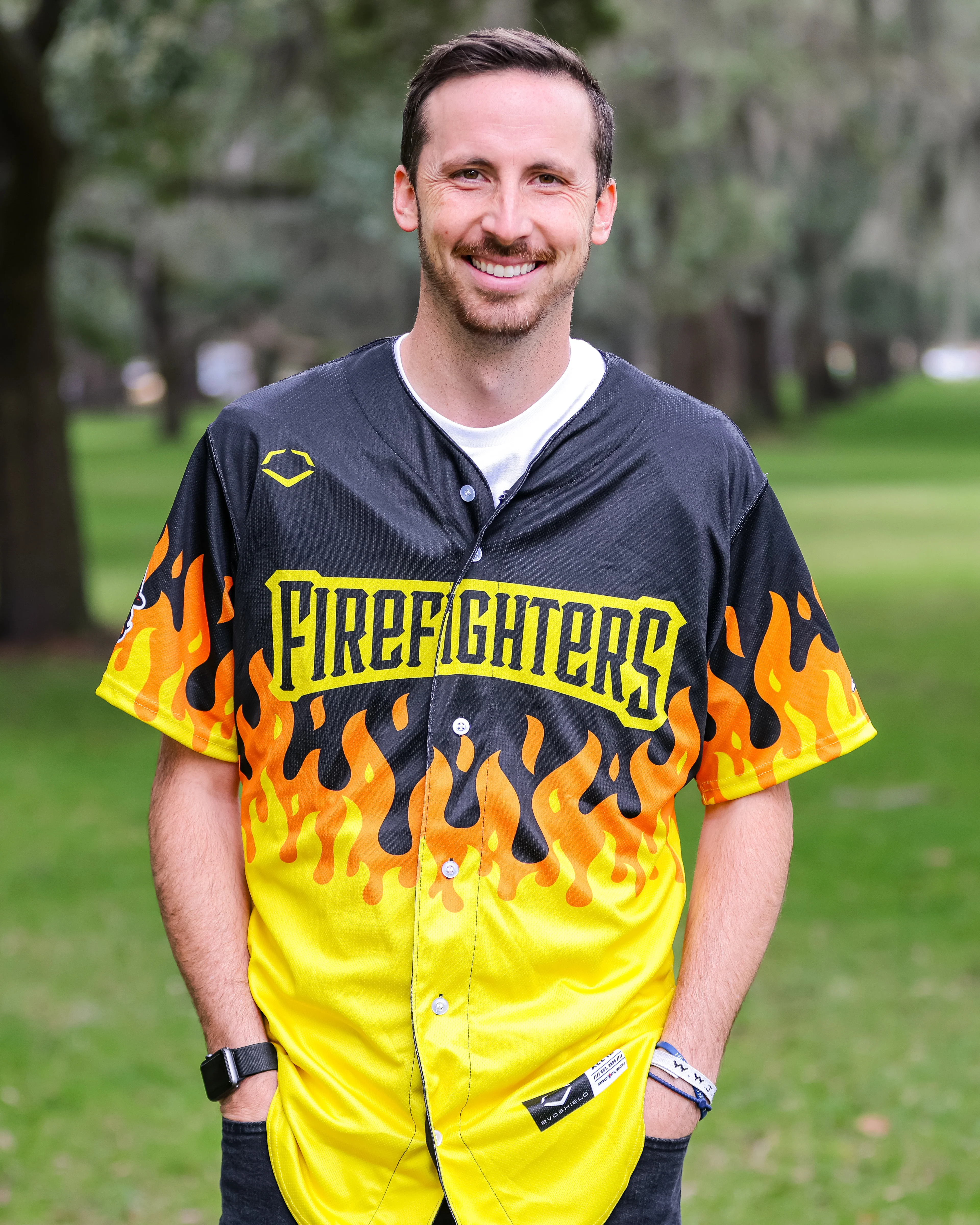 Firefighters EvoShield BBCL Jersey - Black Flame - Image 5