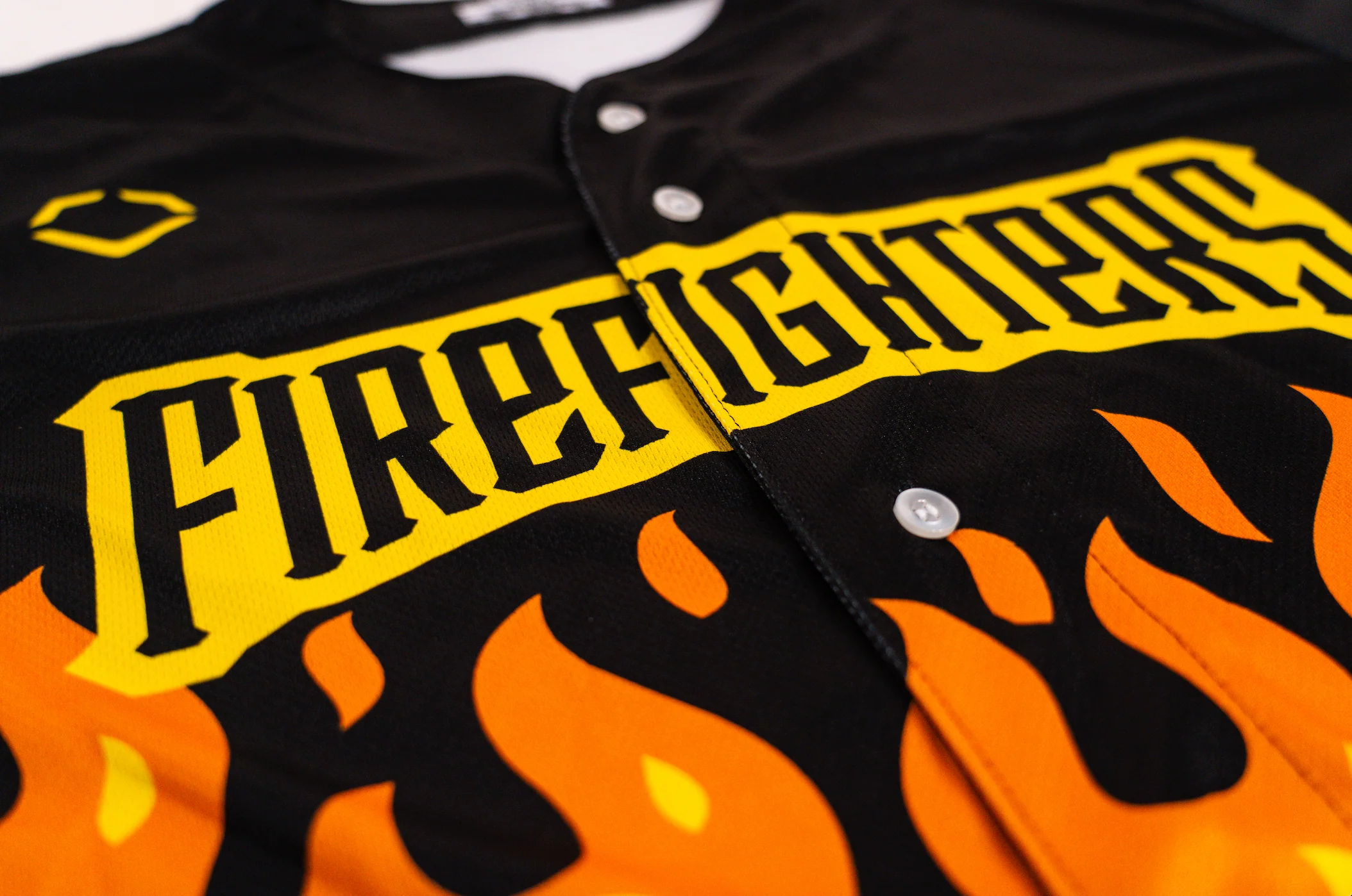 Firefighters EvoShield BBCL Jersey - Black Flame - Image 6