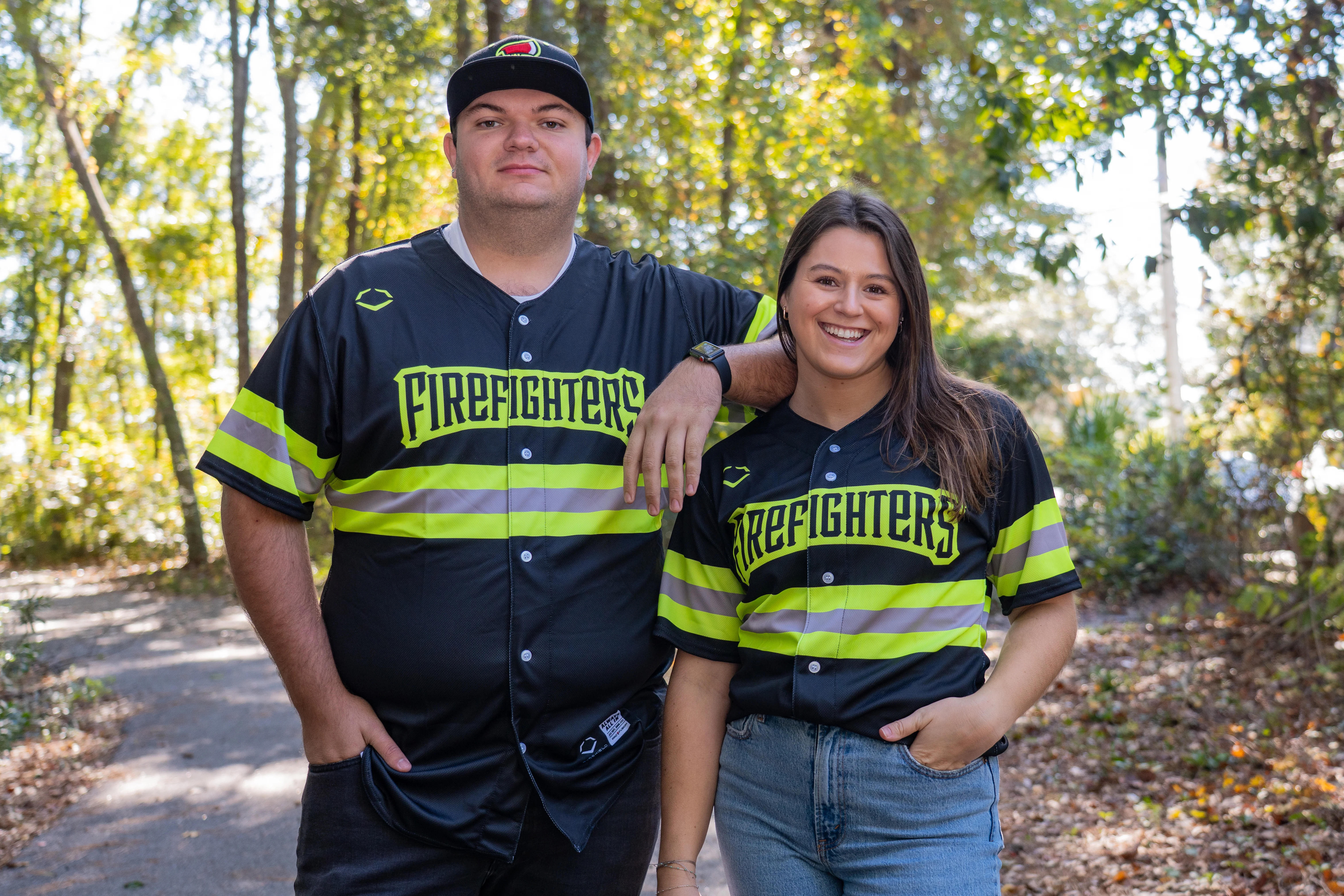 Firefighters EvoShield Jersey - Black Reflective - Image 3