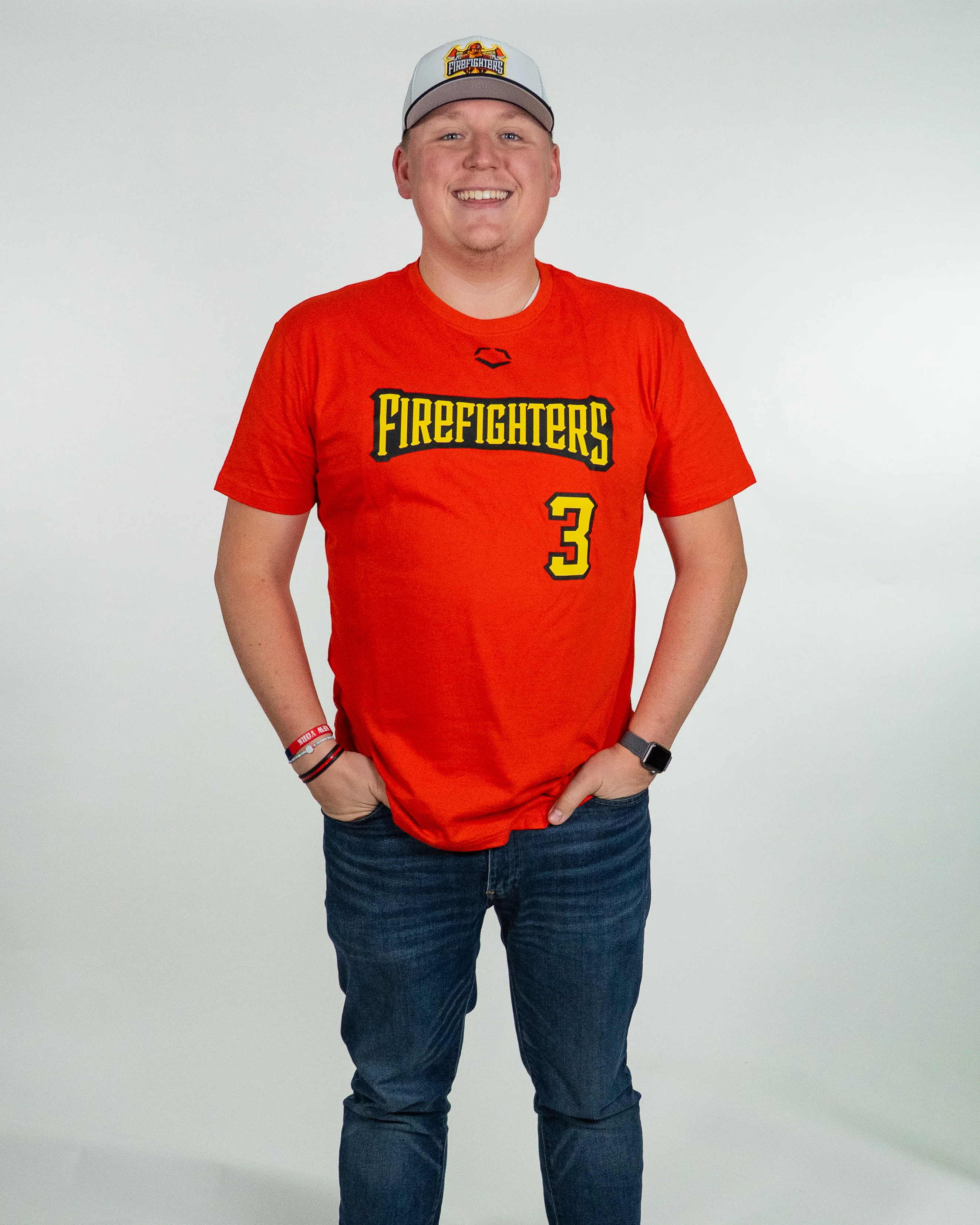 Firefighters EvoShield Shirsey - Red - Image 3
