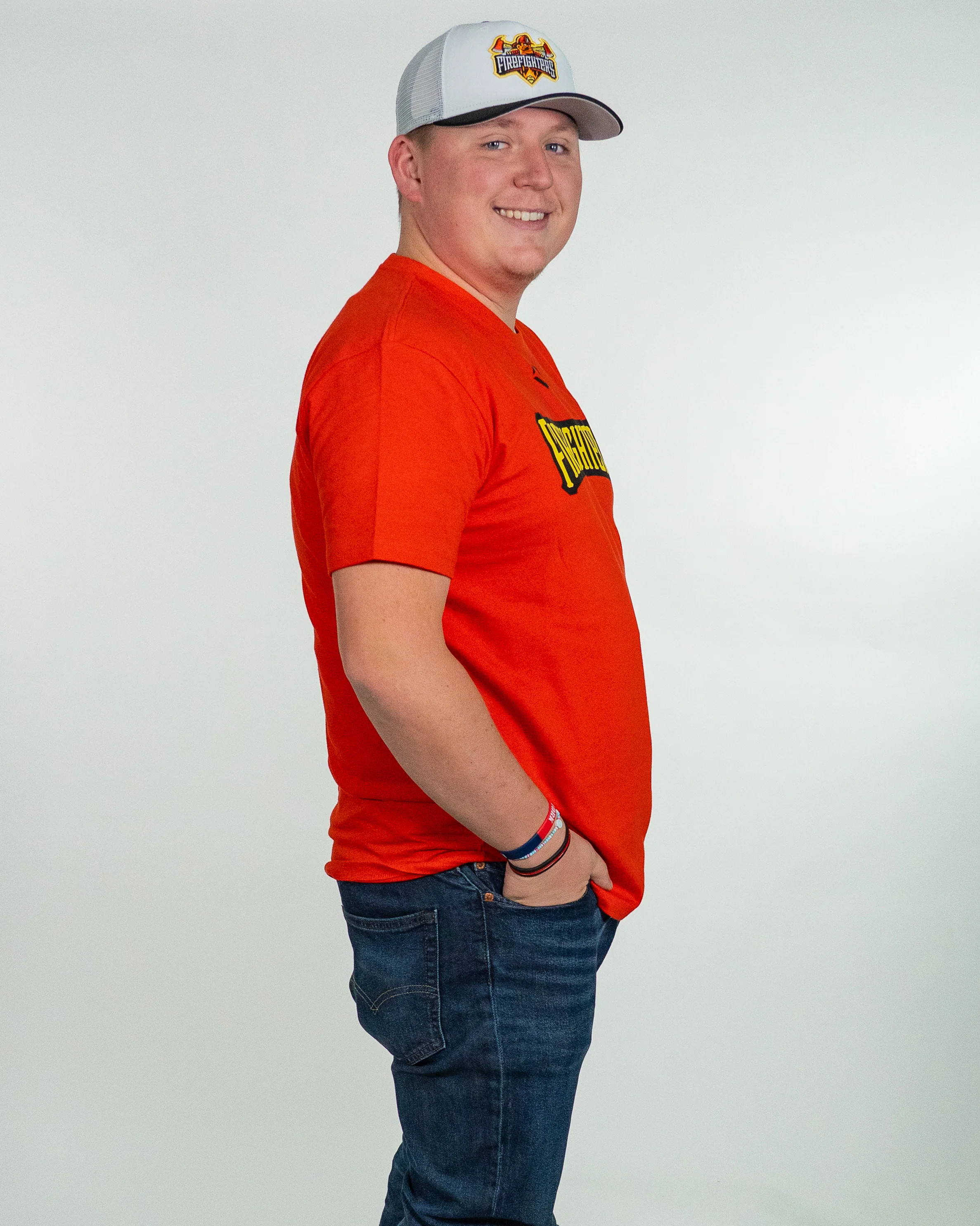 Firefighters EvoShield Shirsey - Red - Image 4