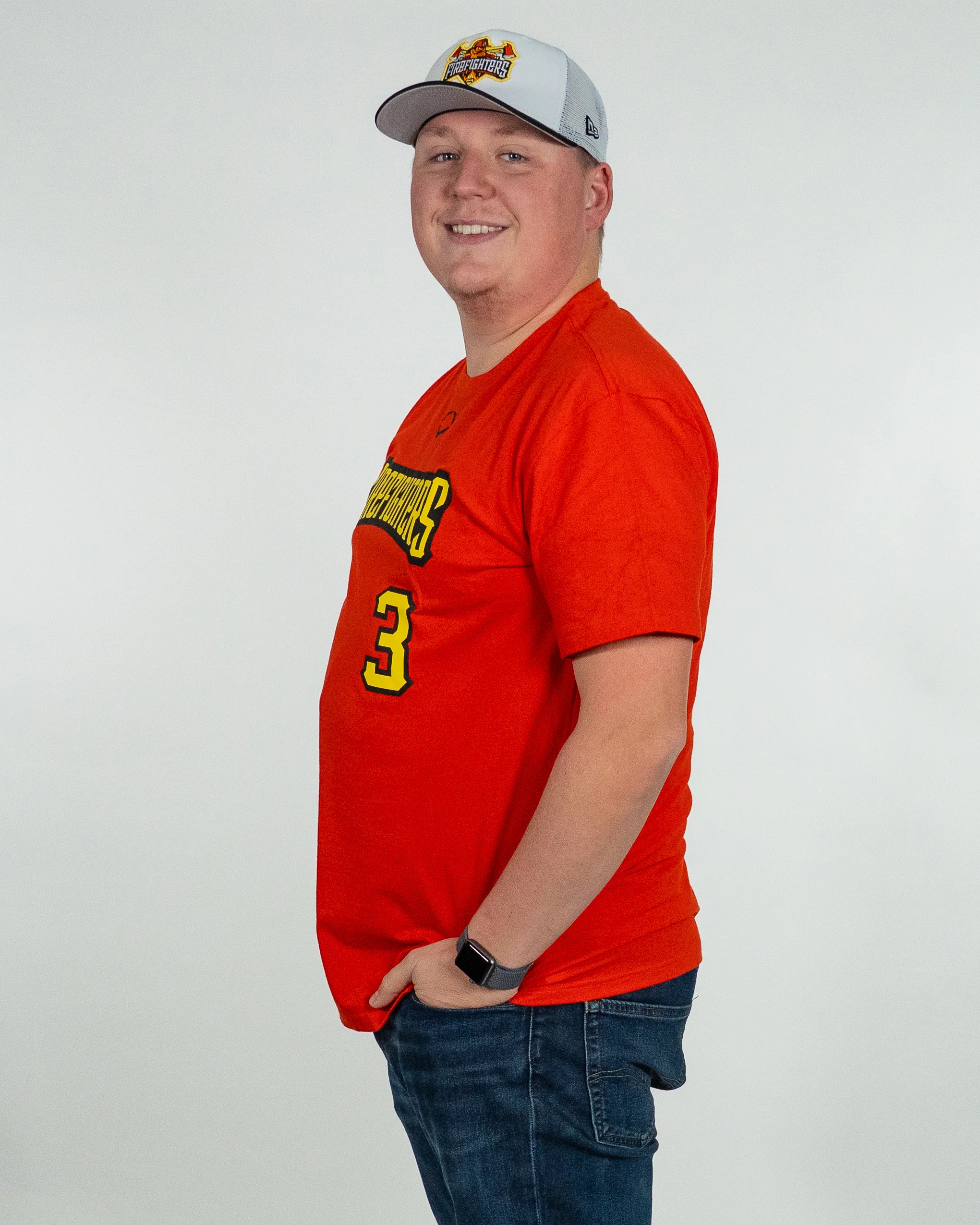 Firefighters EvoShield Shirsey - Red - Image 5