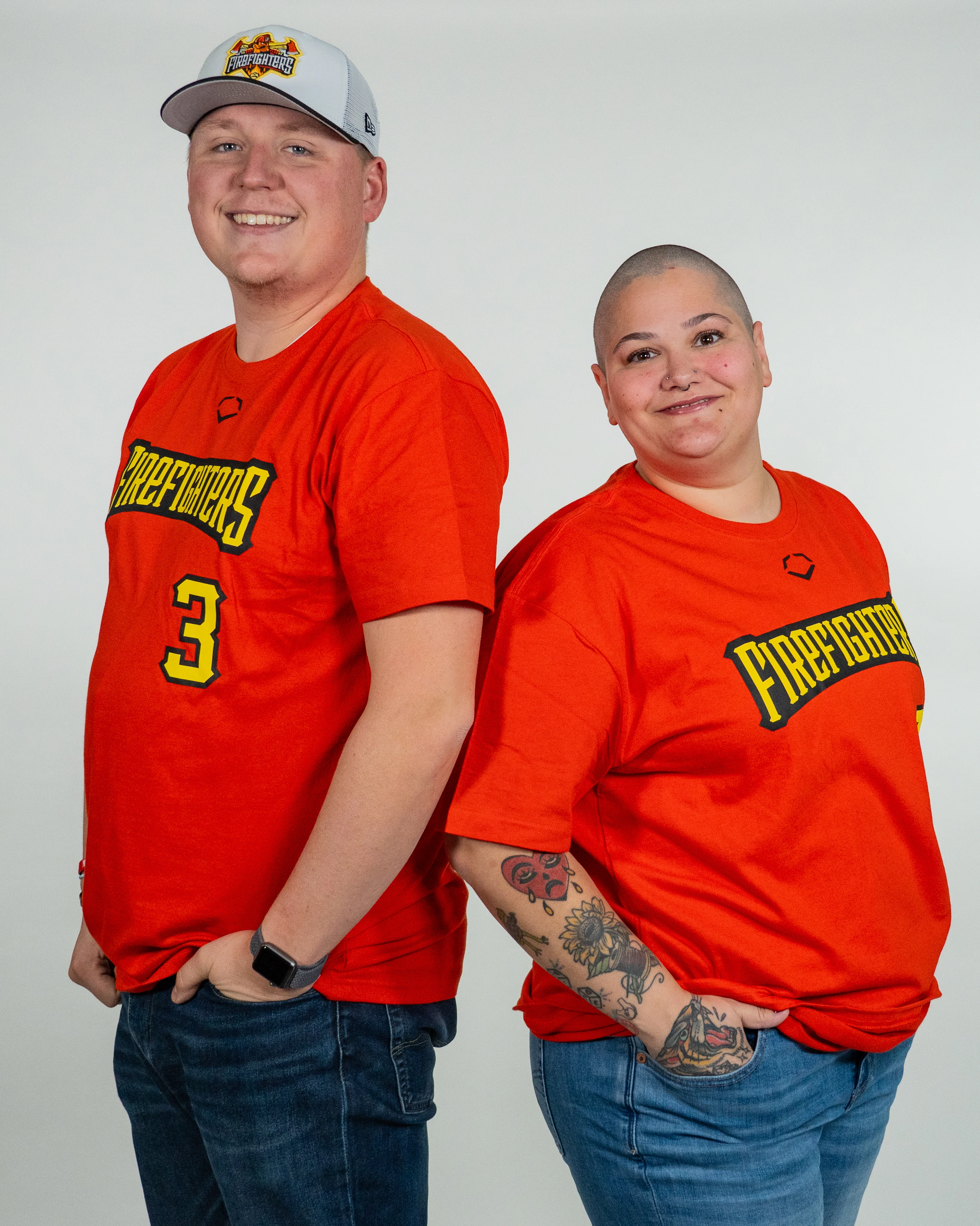 Firefighters EvoShield Shirsey - Red - Image 7