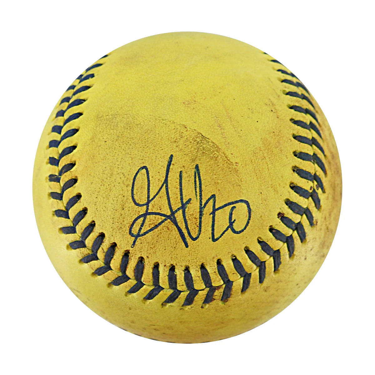 Gage Voorhees Bananas Autographed Game Used Official Banana Ball 9.27.25 Houston, TX 