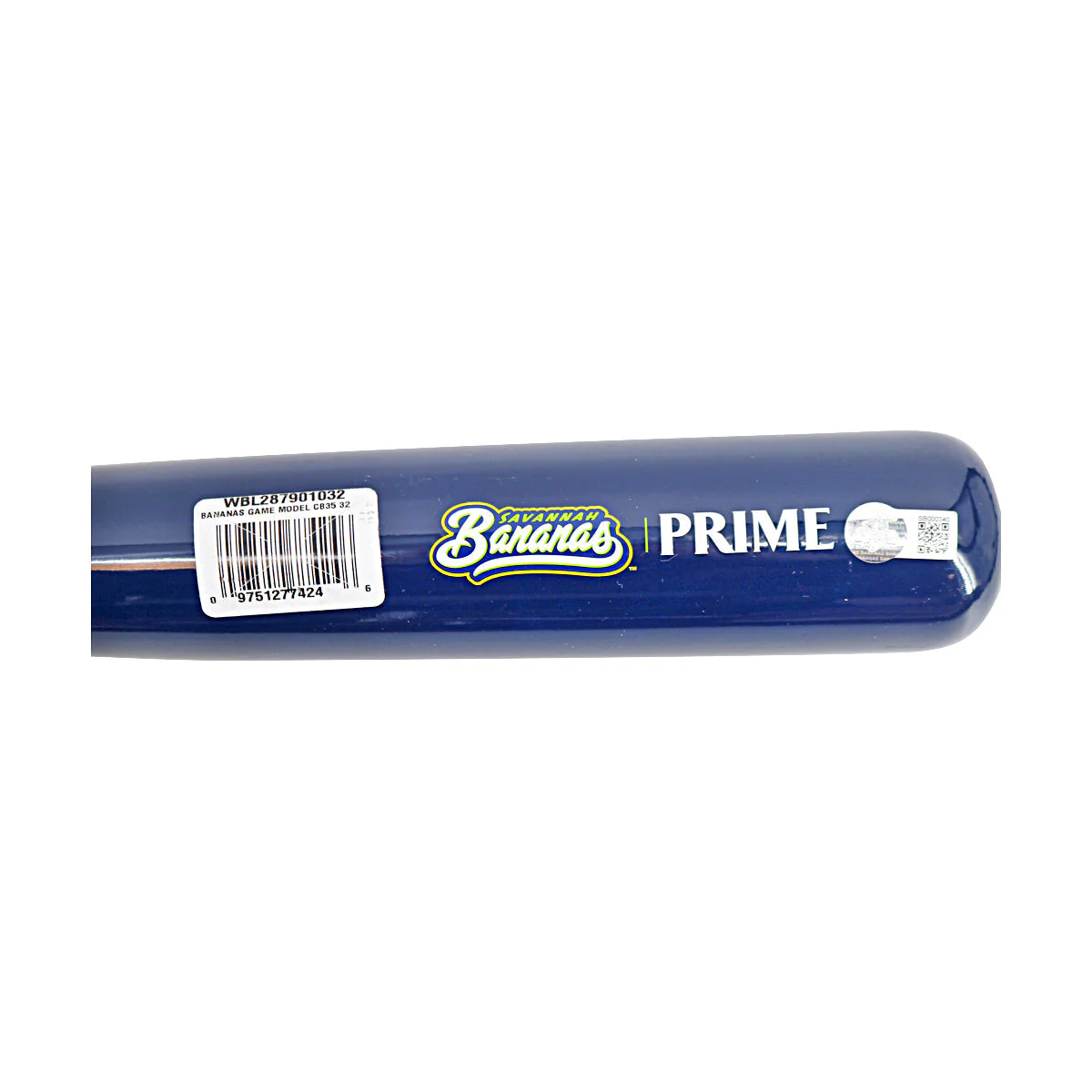 Jackson Olson Savannah Bananas Autographed Inscribed 'Go Bananas' LS CB35 Game Model 2025 Bat - Image 5