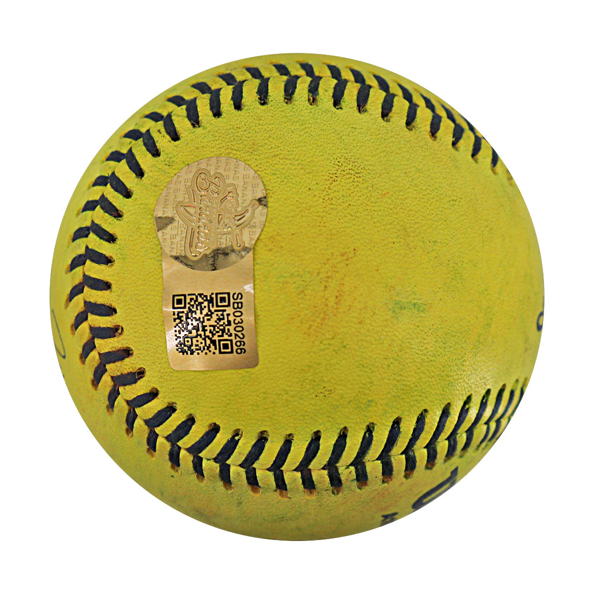 Jeremy Guthrie Autographed Game Used Banana Ball w/Case 5.24.25 Kauffman Stadium   - Image 6