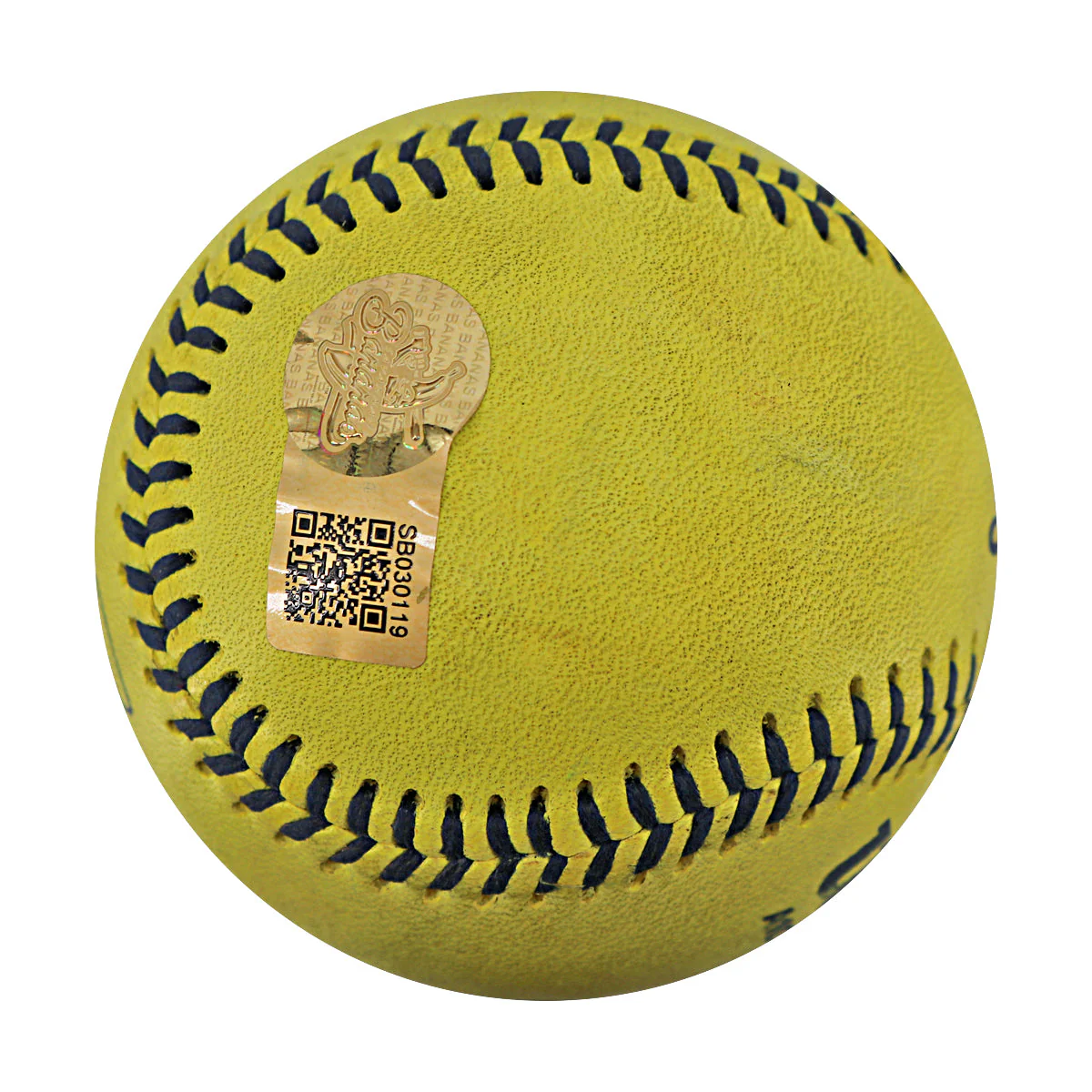Jeremy Guthrie Signed Game Used Banana Ball w/Case 5.23.25 Kauffman Stadium - Image 8