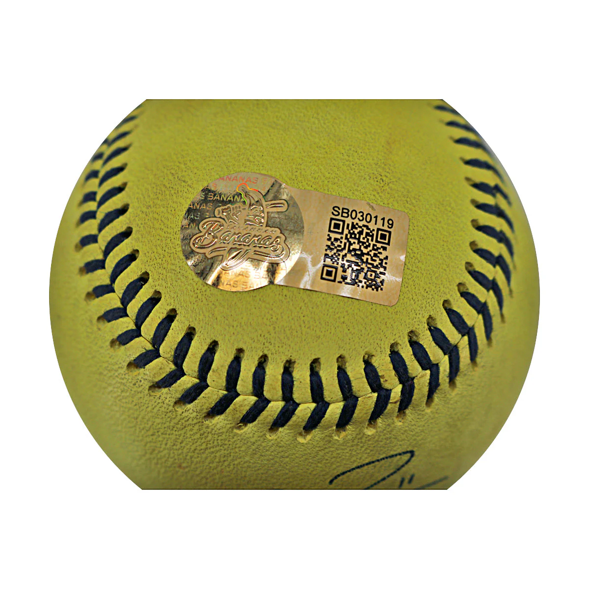 Jeremy Guthrie Signed Game Used Banana Ball w/Case 5.23.25 Kauffman Stadium - Image 9