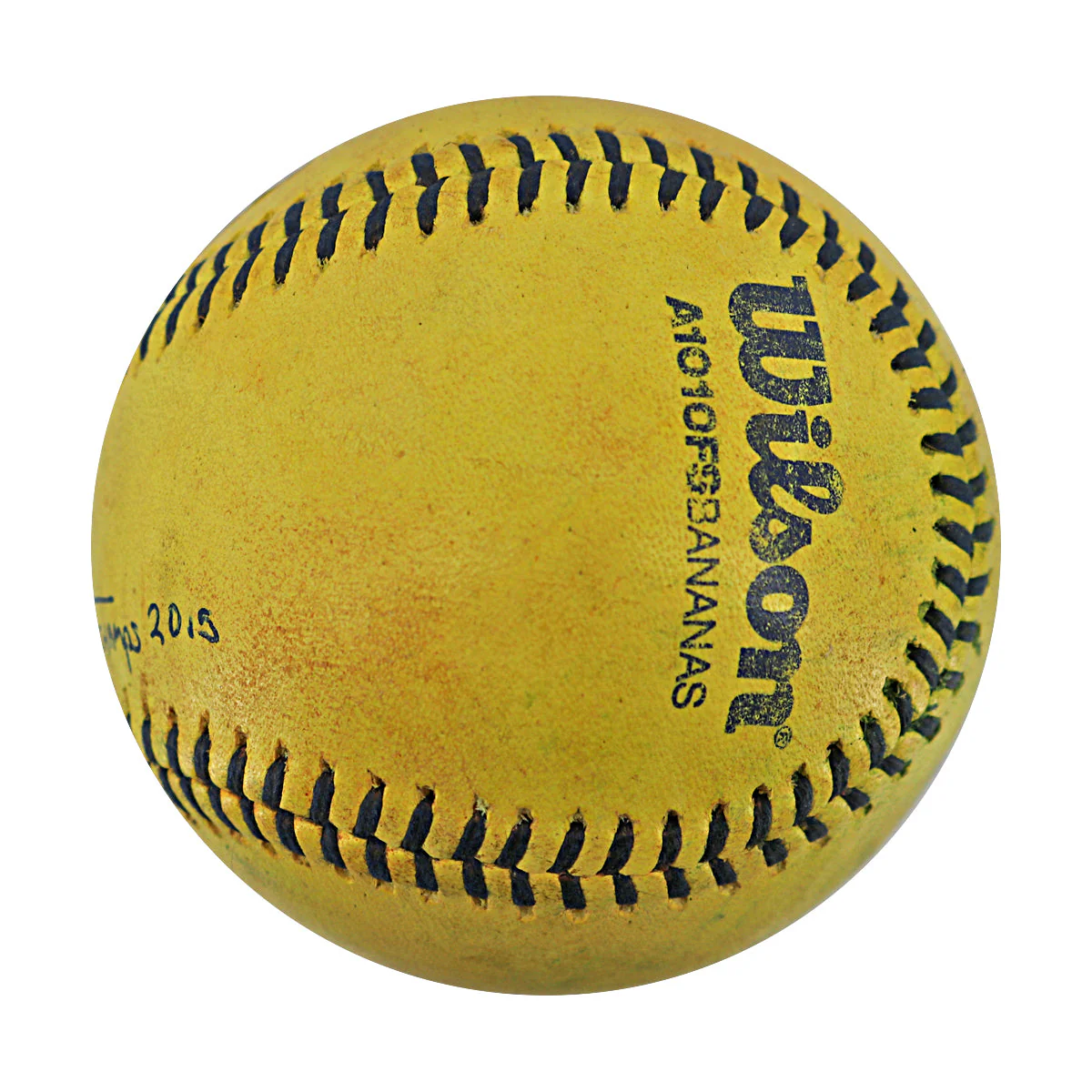 Jeremy Guthrie Signed Inscribed Game Used Banana Ball w/Case 5.23.25 Kauffman Stadium - Image 3