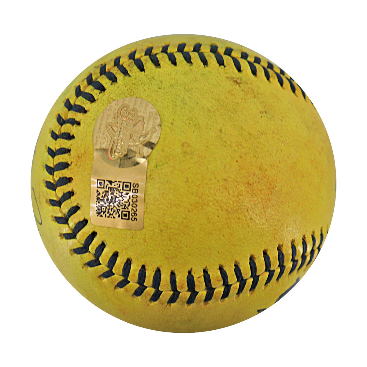 Jeremy Guthrie Signed Inscribed Game Used Banana Ball w/Case 5.23.25 Kauffman Stadium - Image 8