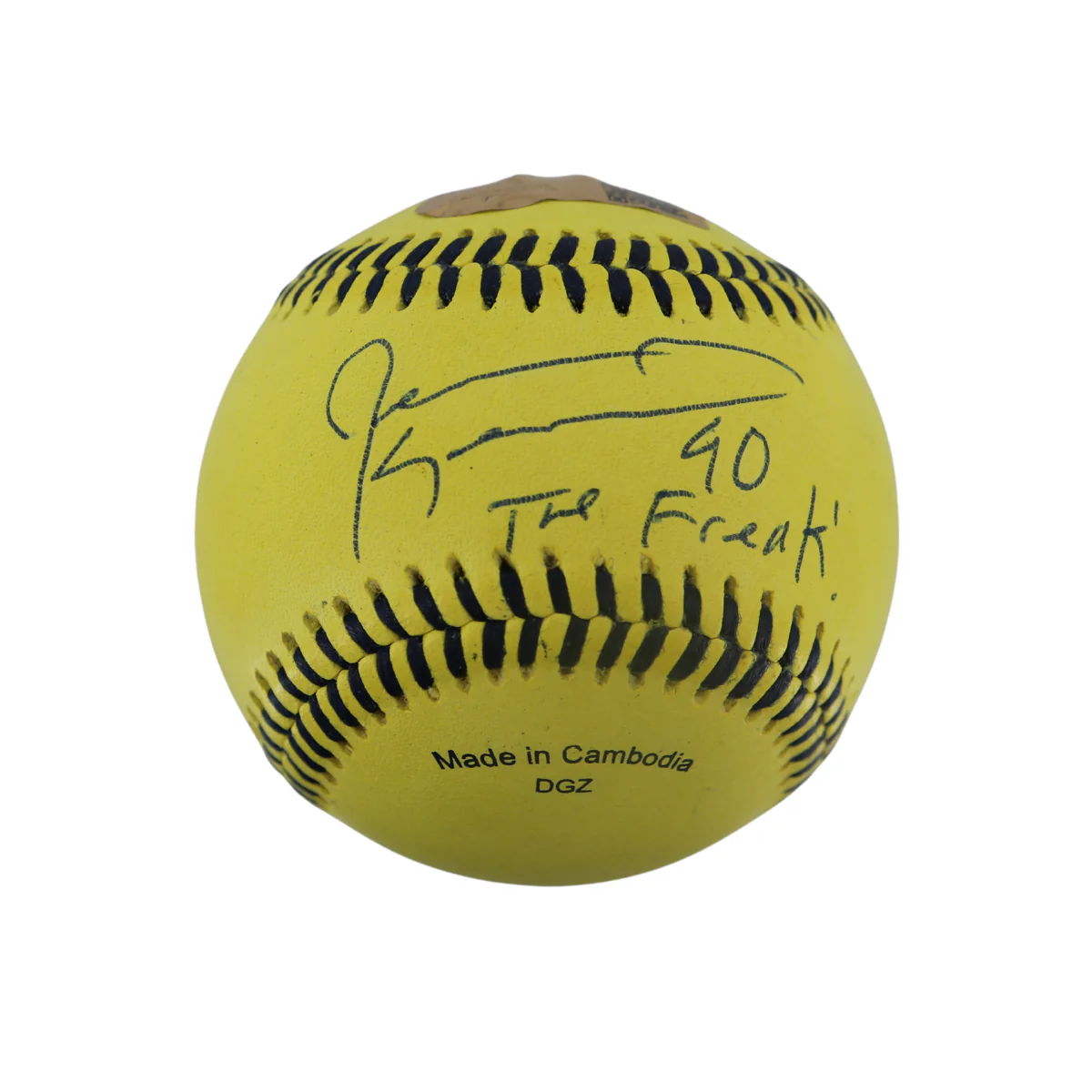 Jevon Kearse Autographed Game Used Banana Ball w/Case 5.10.25 Nissan Stadium 
