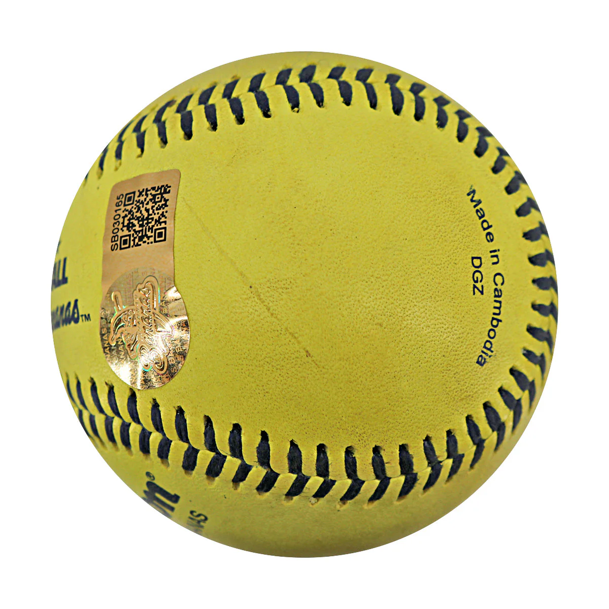 Jim Rome Autographed Game Used Banana Ball w/Case 5.31.25 Angel Stadium  - Image 5