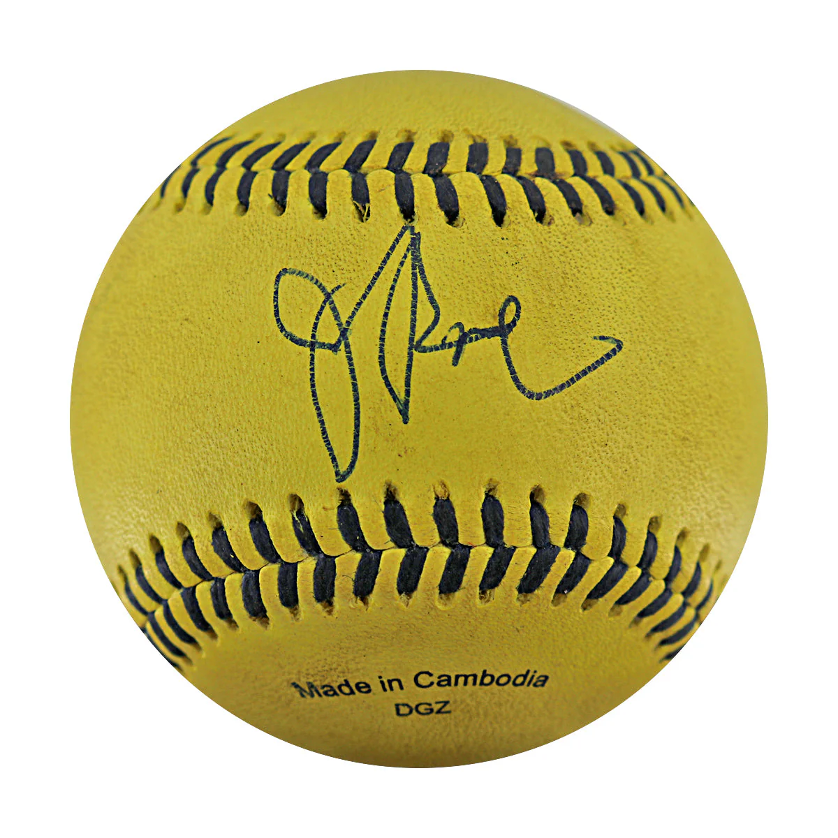 Jim Rome Autographed Game Used Banana Ball w/Case 5.31.25 Angel Stadium