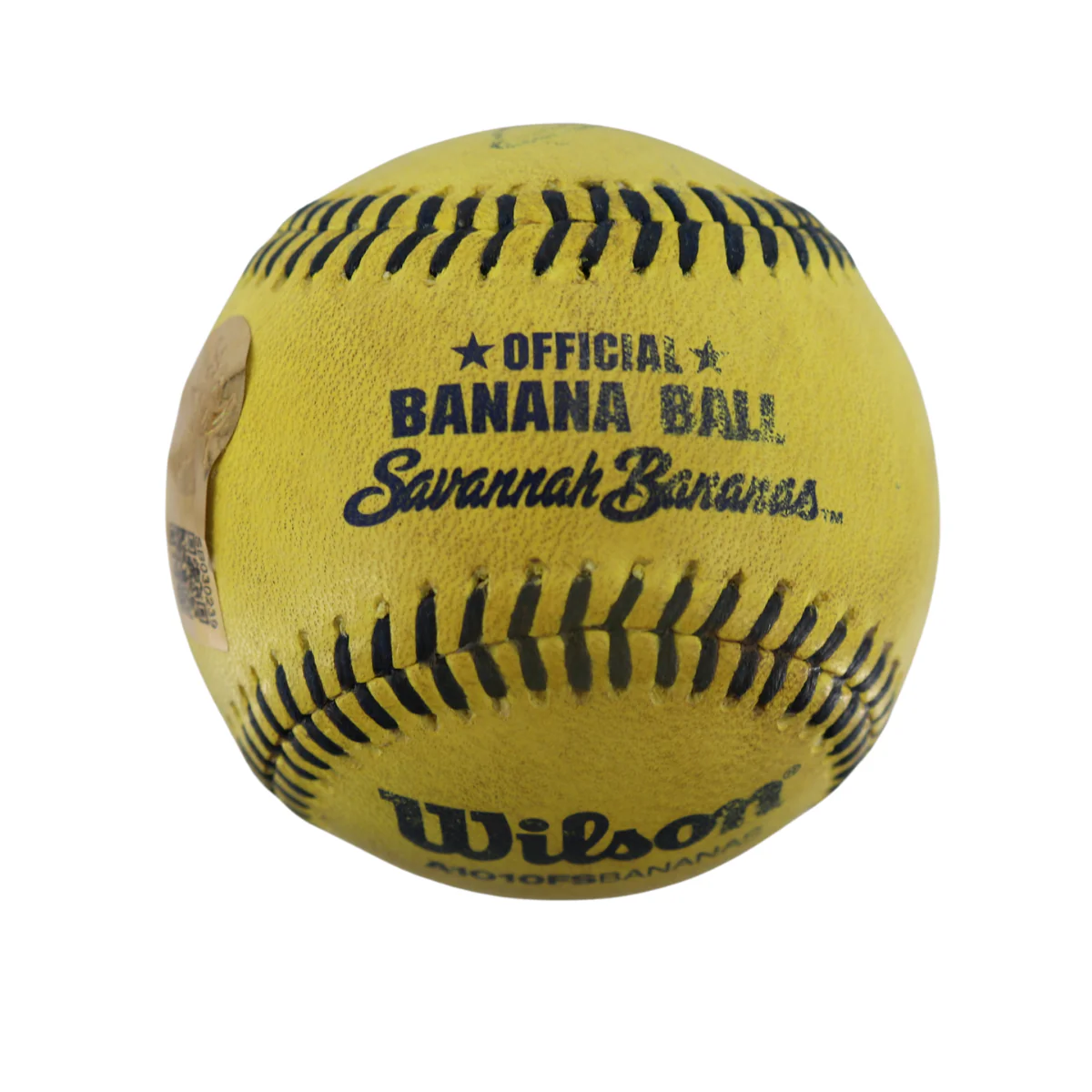 Dustin Baber & Jason Swan Signed Game Used Banana Ball w/Case 5.10.25 Nissan Stadium  - Image 3