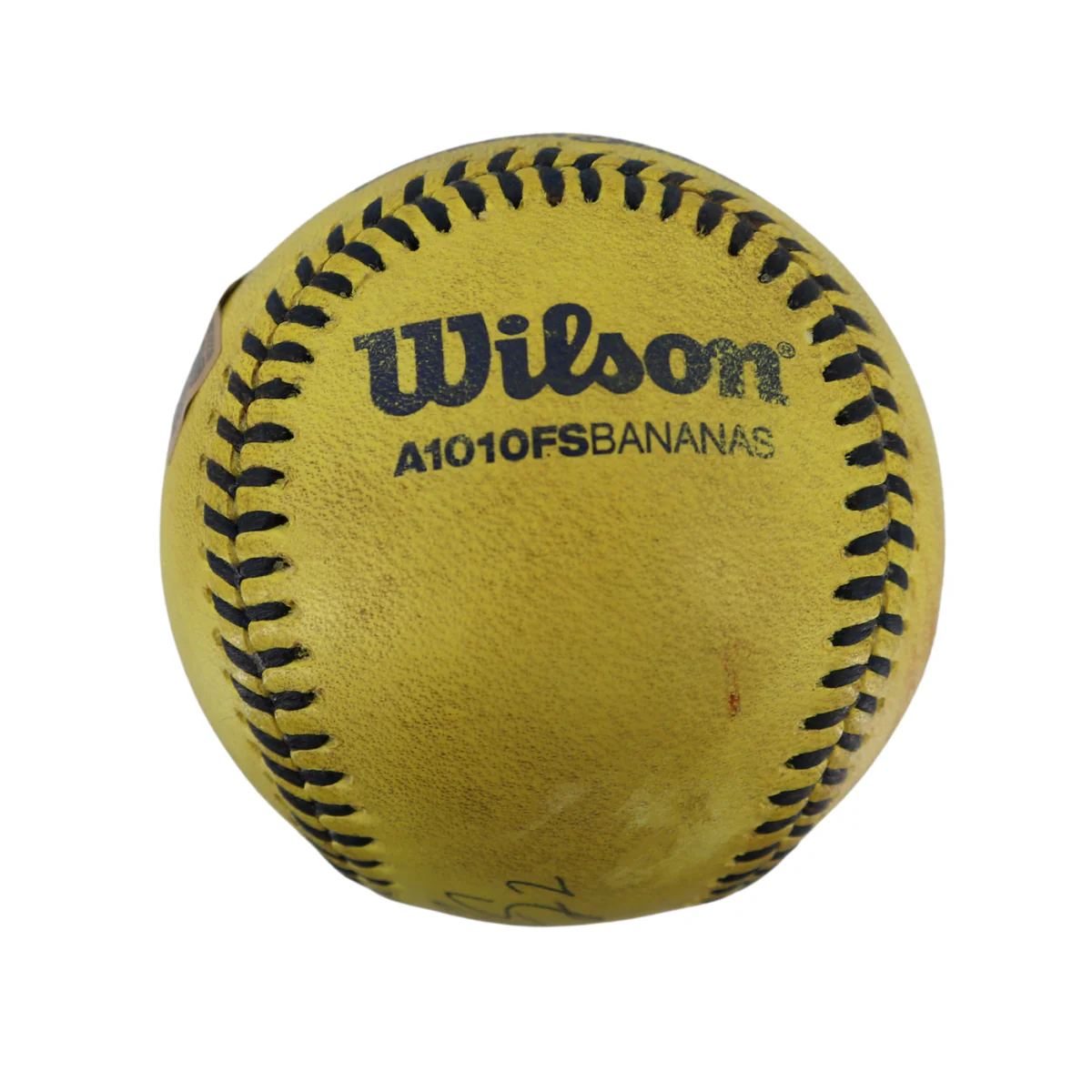 Dustin Baber & Jason Swan Signed Game Used Banana Ball w/Case 5.10.25 Nissan Stadium  - Image 7